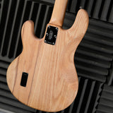 Ernie Ball Music Man StingRay 4 H with Rosewood Fretboard 2007 - Natural | Tonebay