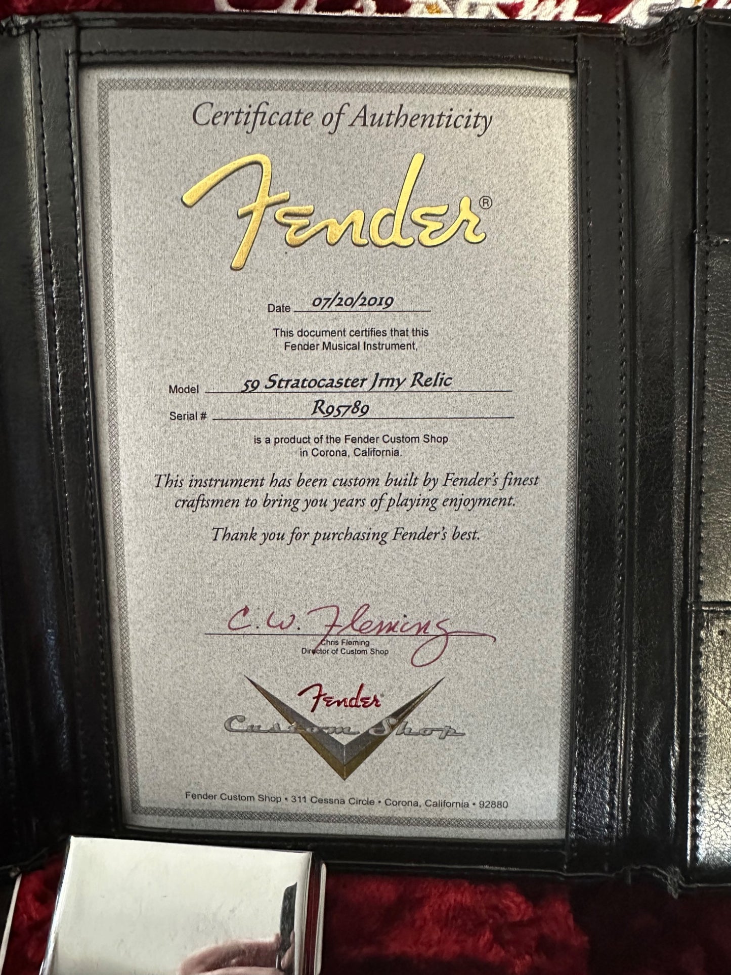 Fender Journeyman 59 Custom Shop Stratocaster 2019 - Sunburst | Tonebay