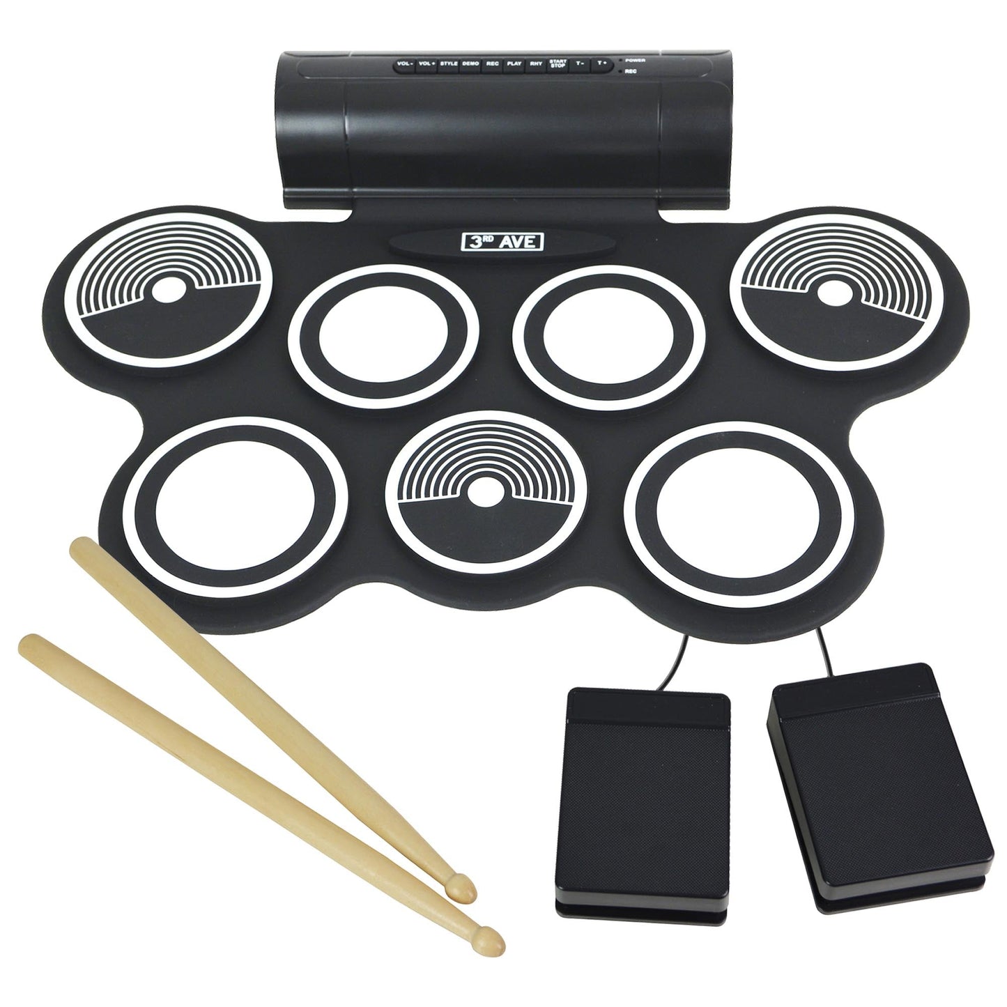 3rd Avenue Portable Electronic Drum Kit | Tonebay