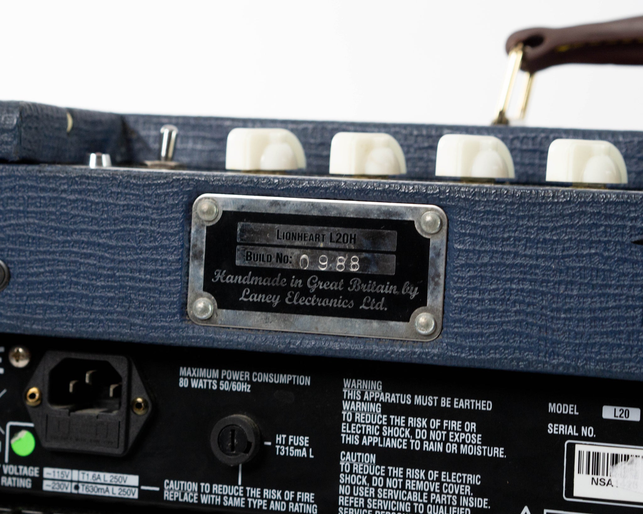 Laney Lionheart L20H 20-Watt Tube Guitar Amp Head & 212 Cab