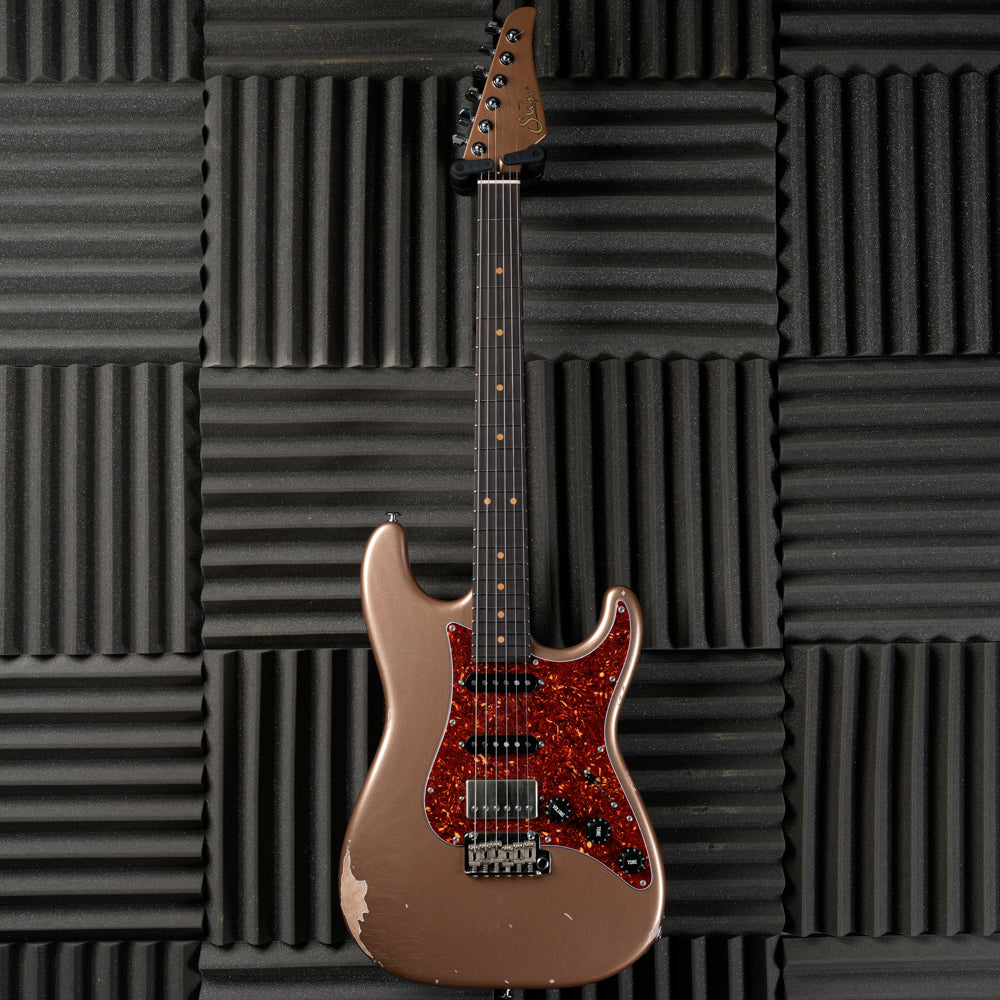 Suhr Classic S Antique Roasted HSS 2023 - Firemist Gold | Tonebay