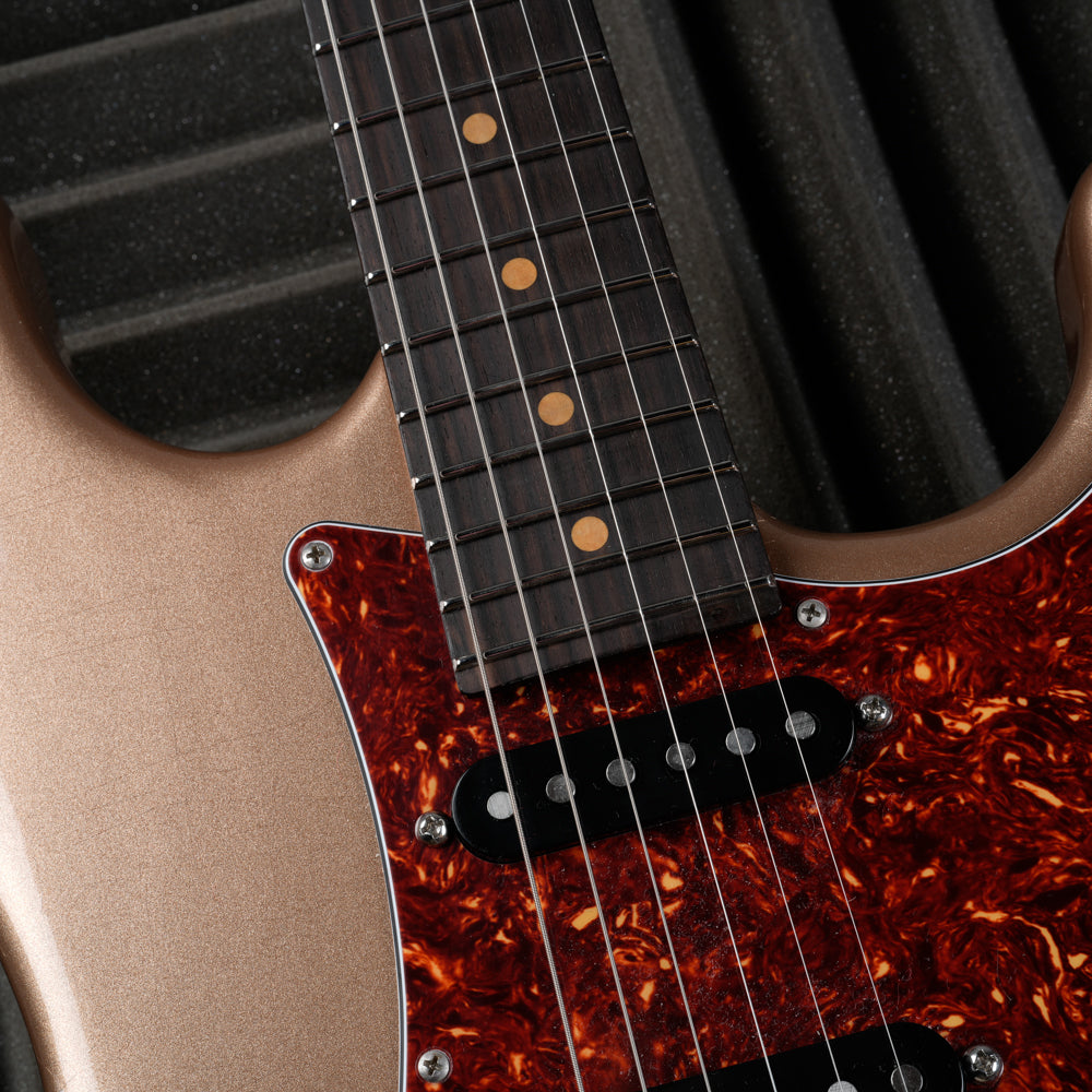 Suhr Classic S Antique Roasted HSS 2023 - Firemist Gold | Tonebay