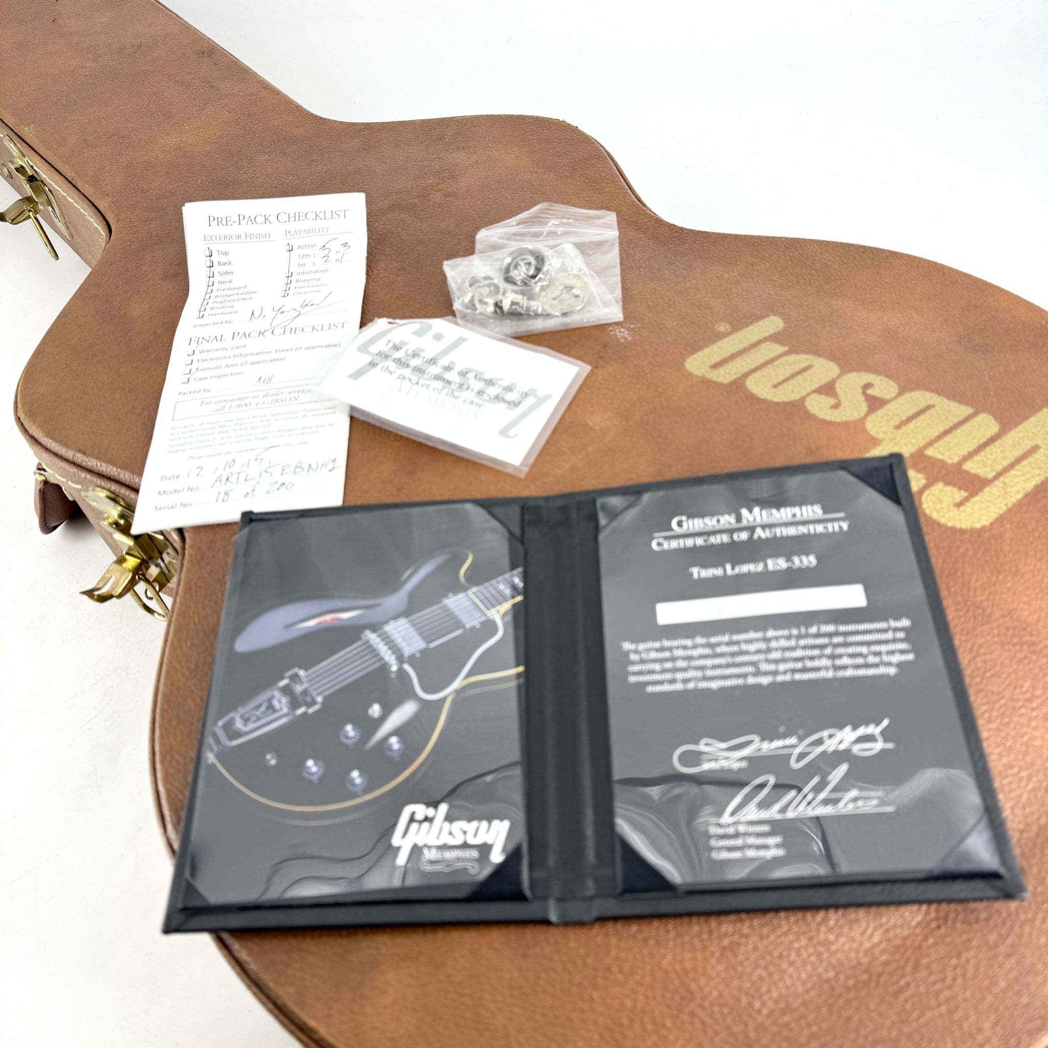 2015 Gibson Limited Edition Trini Lopez ES-335 - Ebony | Tonebay