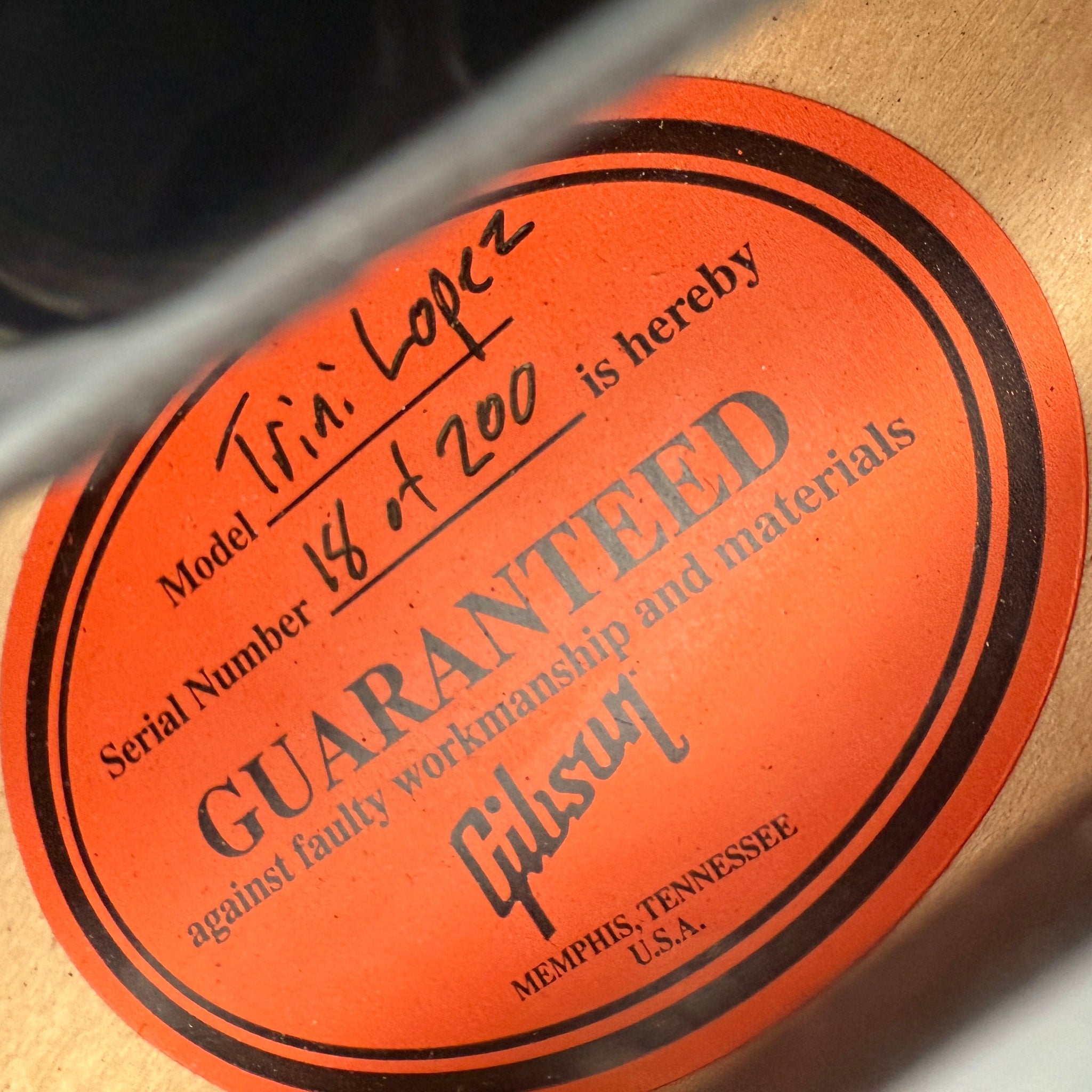 2015 Gibson Limited Edition Trini Lopez ES-335 - Ebony | Tonebay