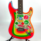 2022 Fender Artist Series George Harrison Rocky Stratocaster - Sonic Blue / Custom Art | Tonebay