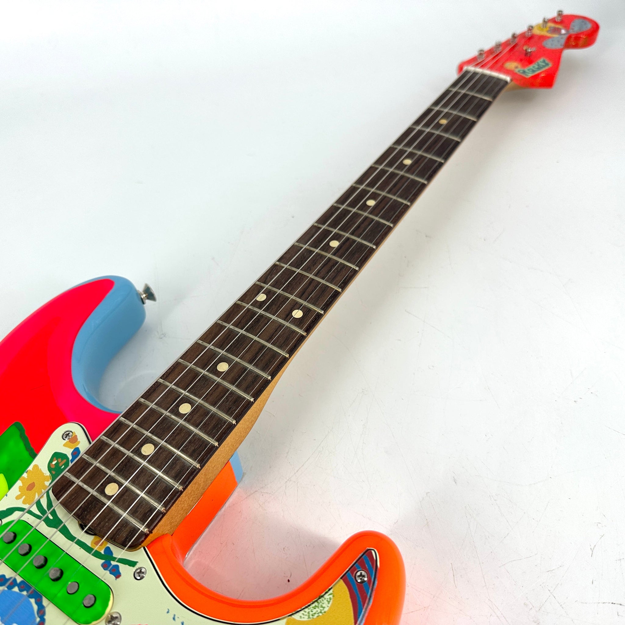 2022 Fender Artist Series George Harrison Rocky Stratocaster - Sonic Blue / Custom Art | Tonebay