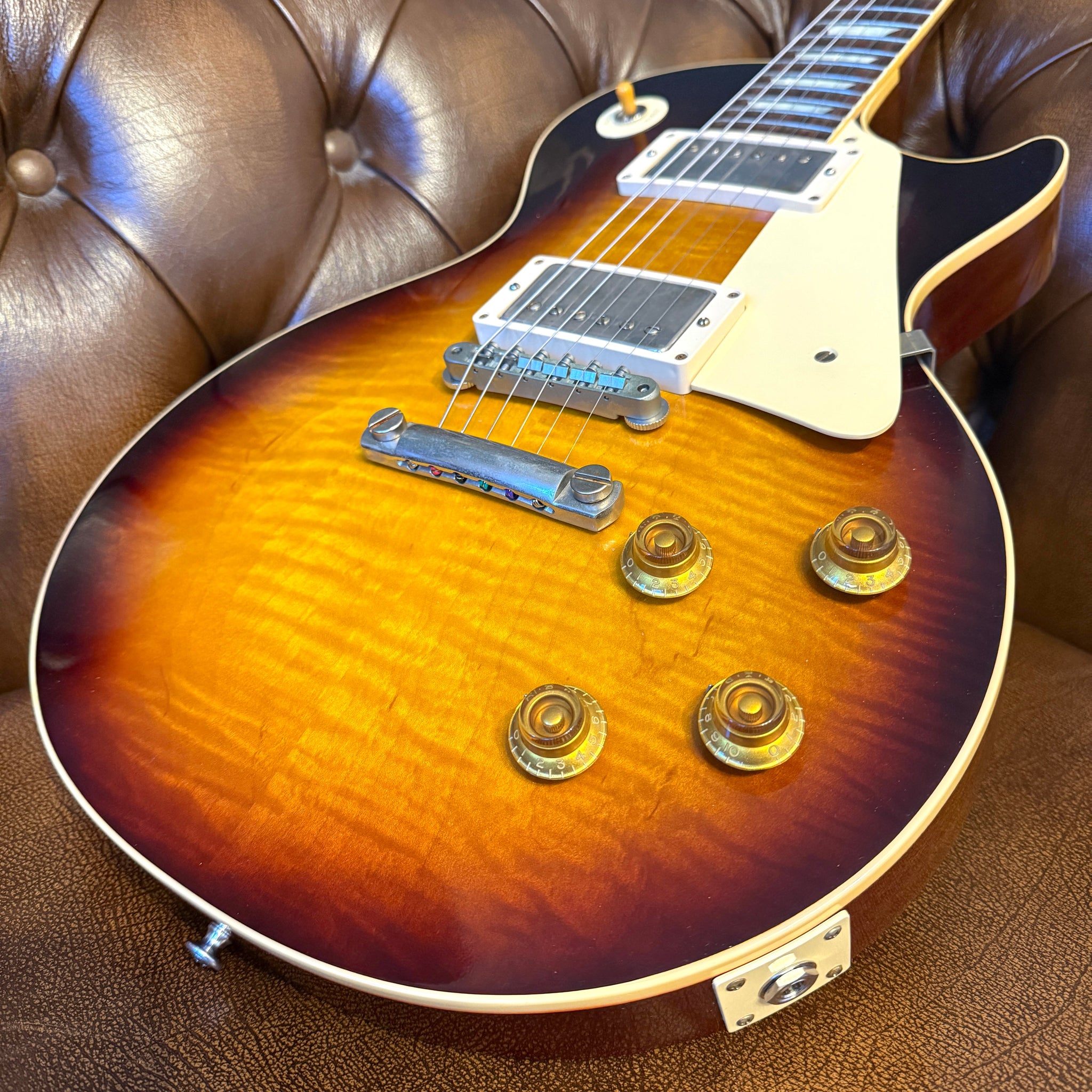 2017 Gibson Custom Shop 1959 Reissue Les Paul R9 - Faded Tobacco Burst | Tonebay