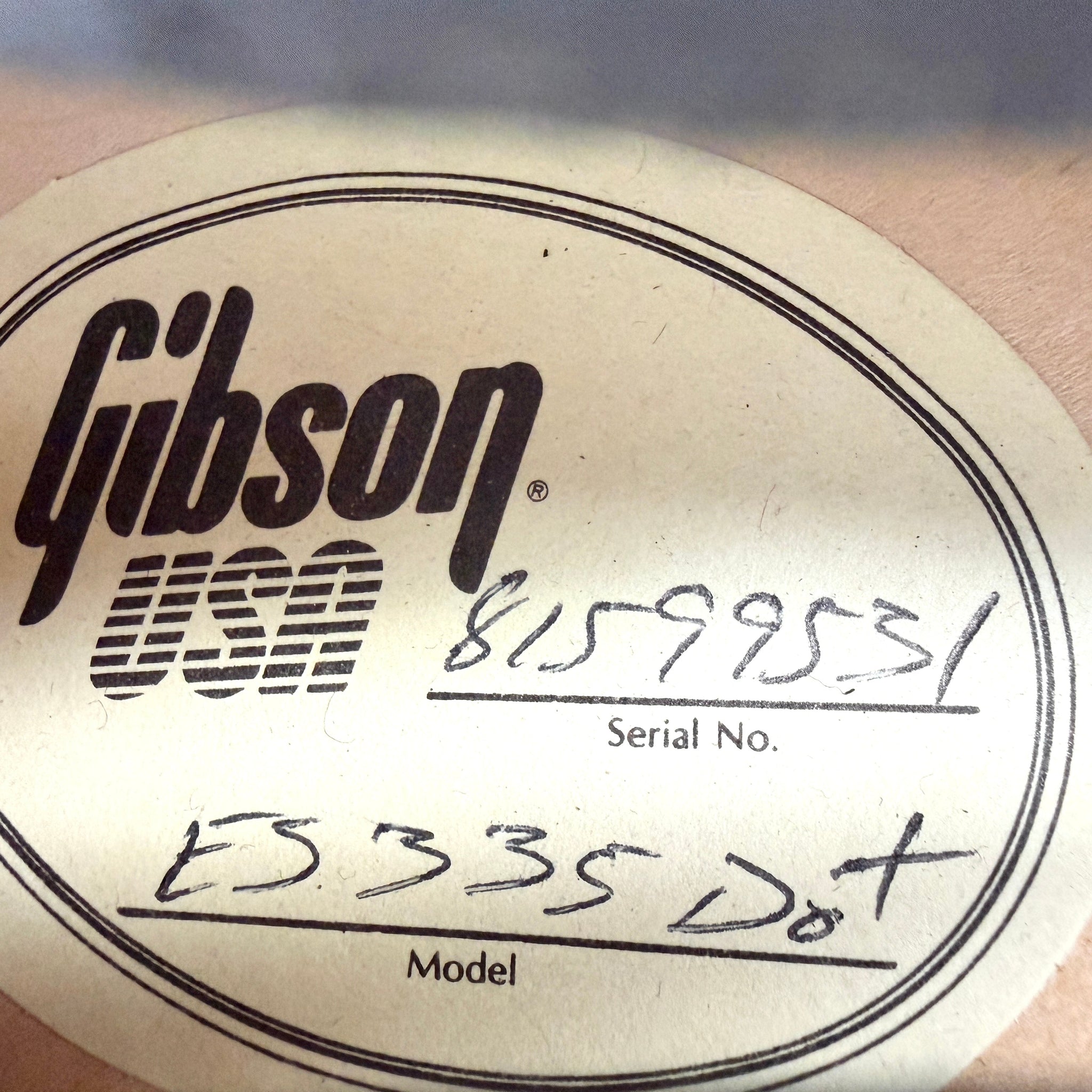 1989 Gibson ES-335 Dot - Natural | Tonebay