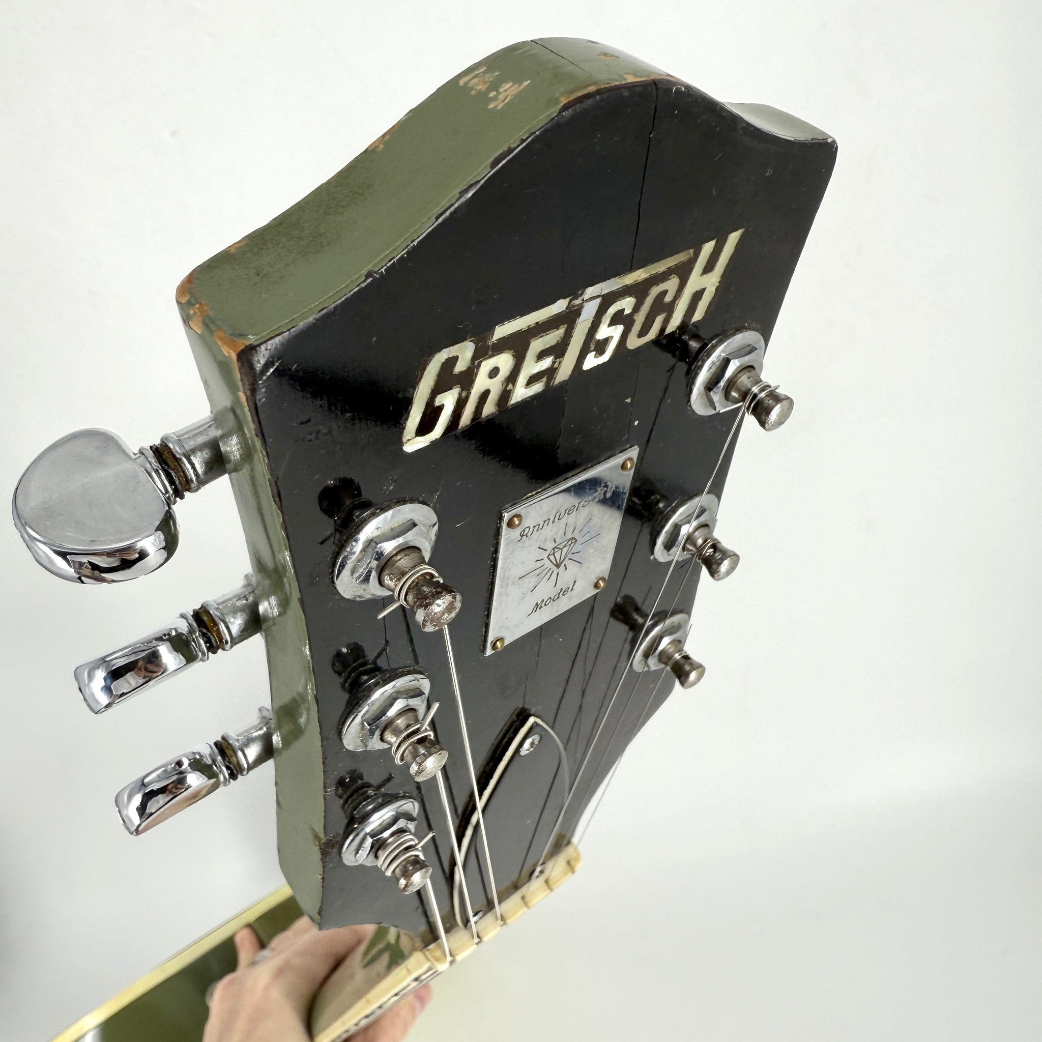 1969 Gretsch 6118 Double Anniversary - 2 Tone Smoked Green | Tonebay