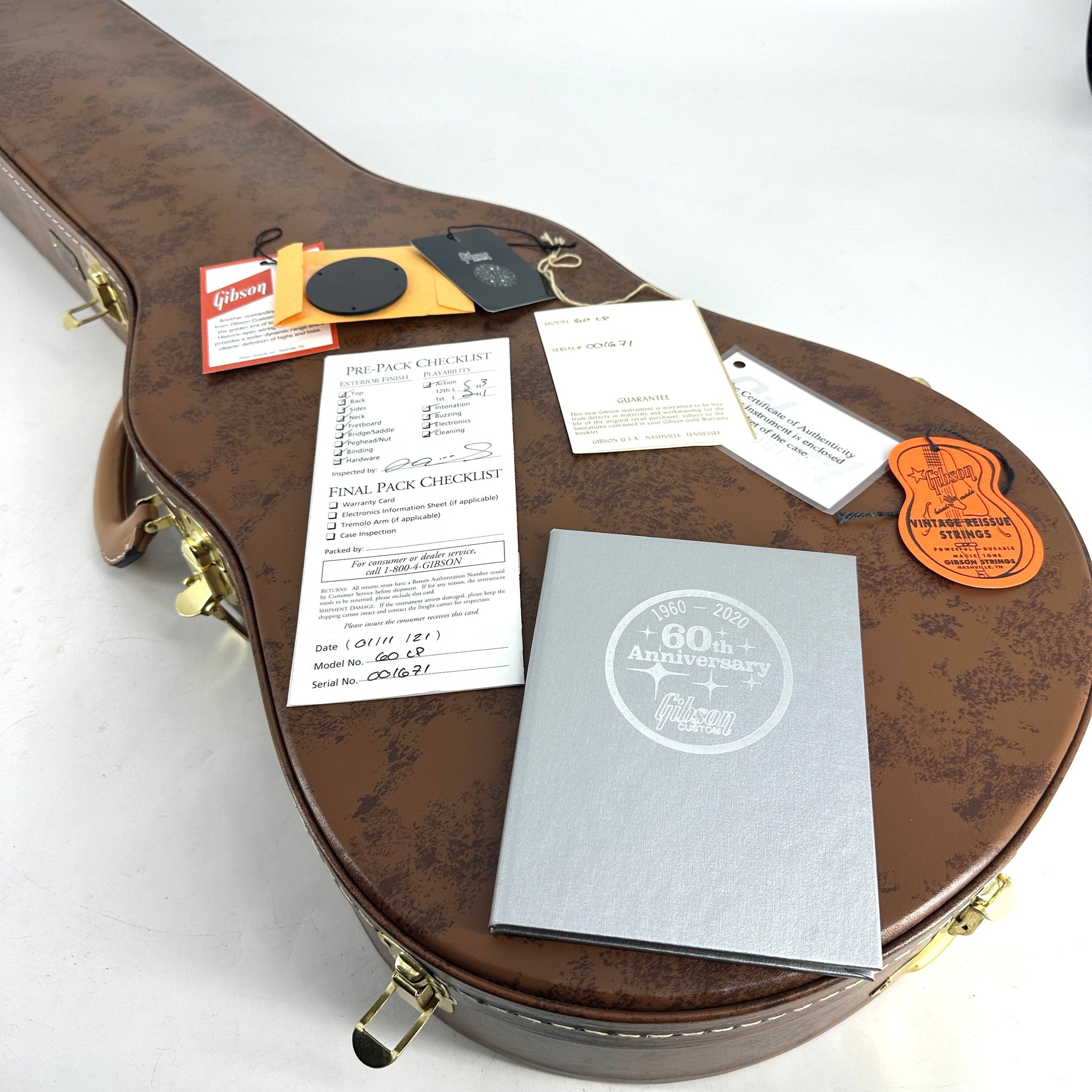 2021 Gibson Les Paul Custom Shop 60th Anniversary 1960 Reissue V2 - R0 - Tomato Soup Burst | Tonebay