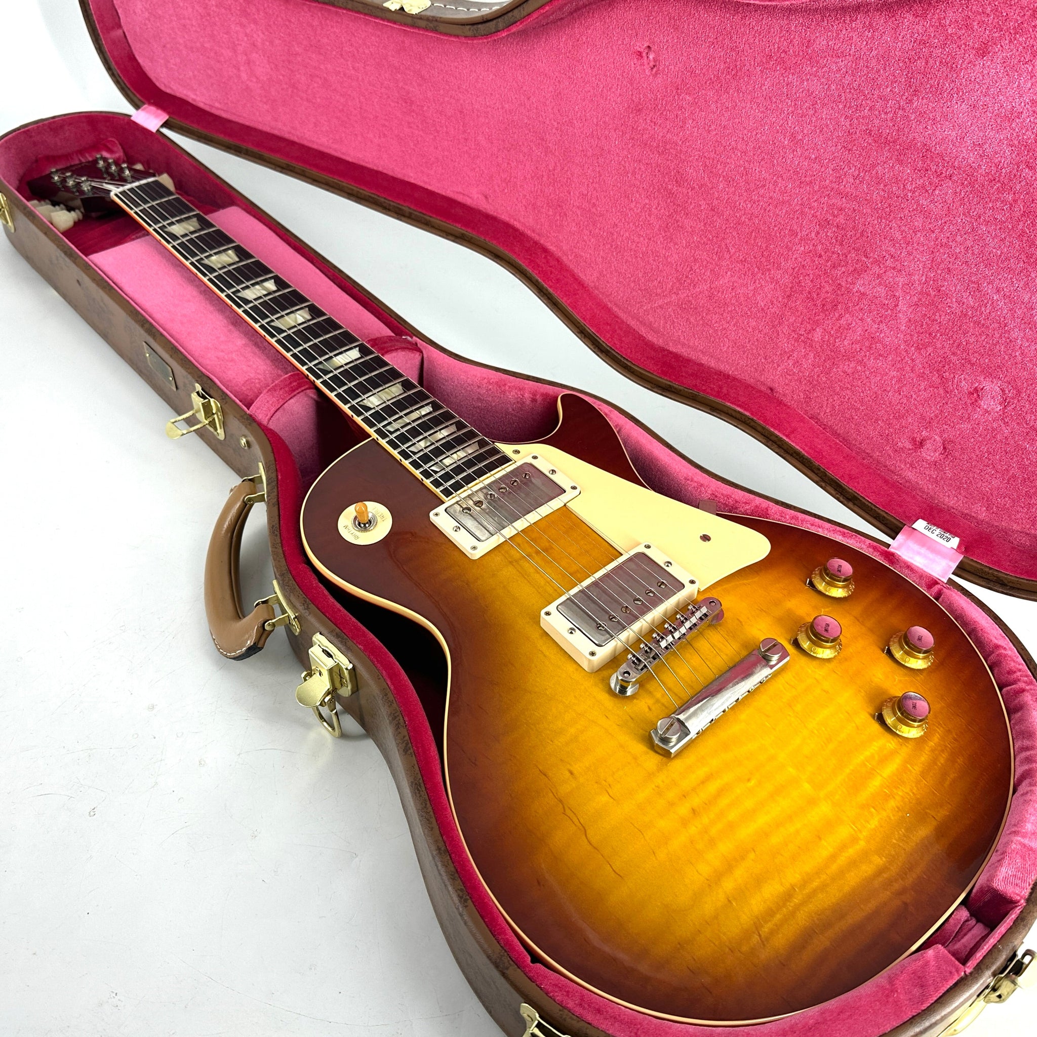 2021 Gibson Les Paul Custom Shop 60th Anniversary 1960 Reissue V2 - R0 - Tomato Soup Burst | Tonebay