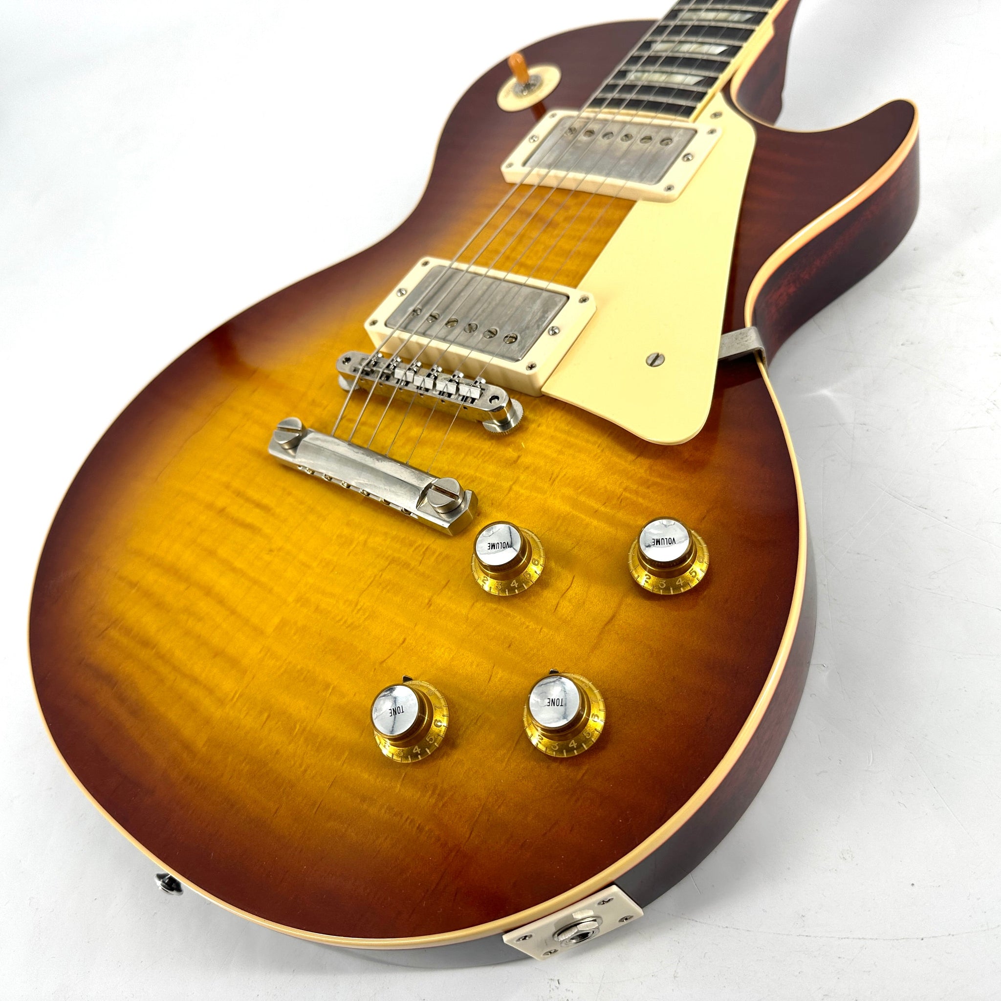 2021 Gibson Les Paul Custom Shop 60th Anniversary 1960 Reissue V2 - R0 - Tomato Soup Burst | Tonebay
