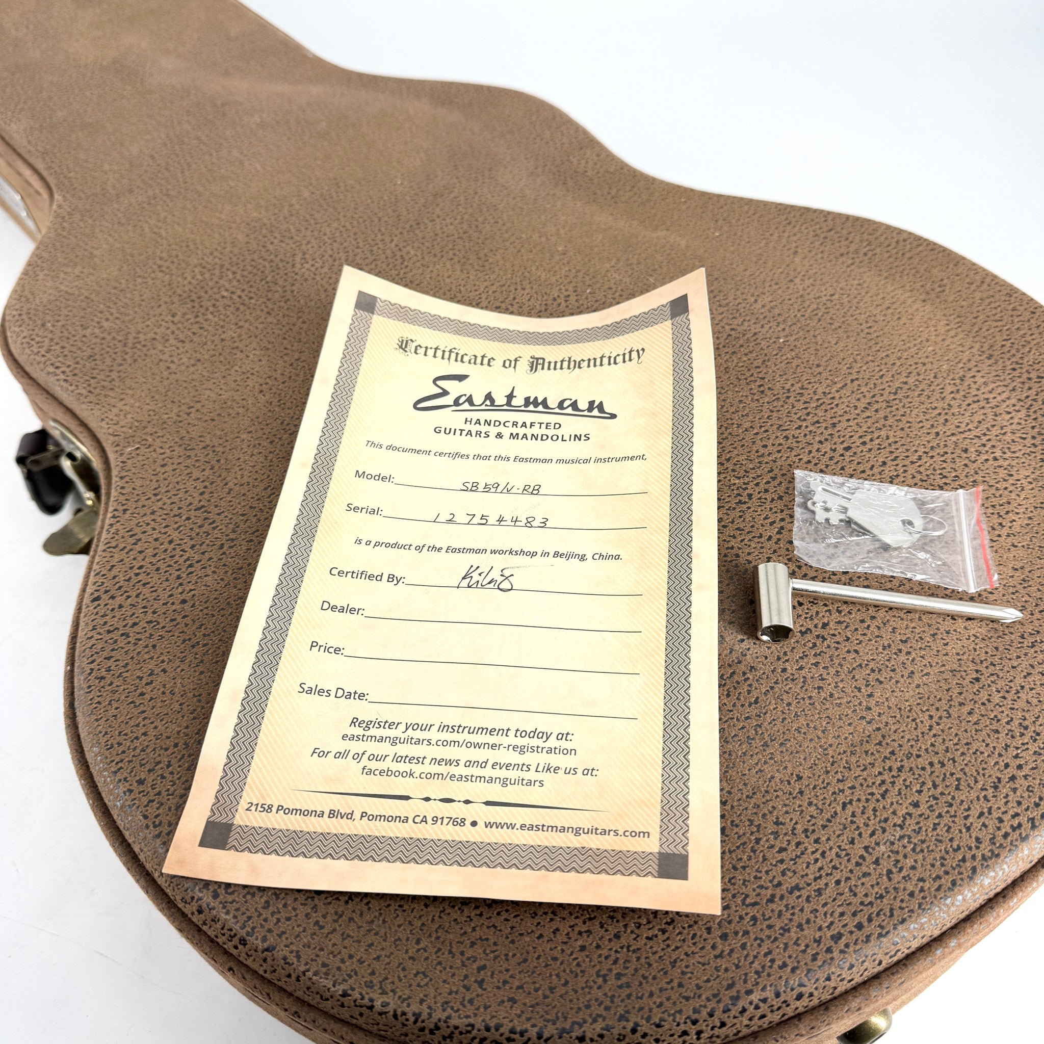 2022 Eastman SB59/V - Red Burst | Tonebay