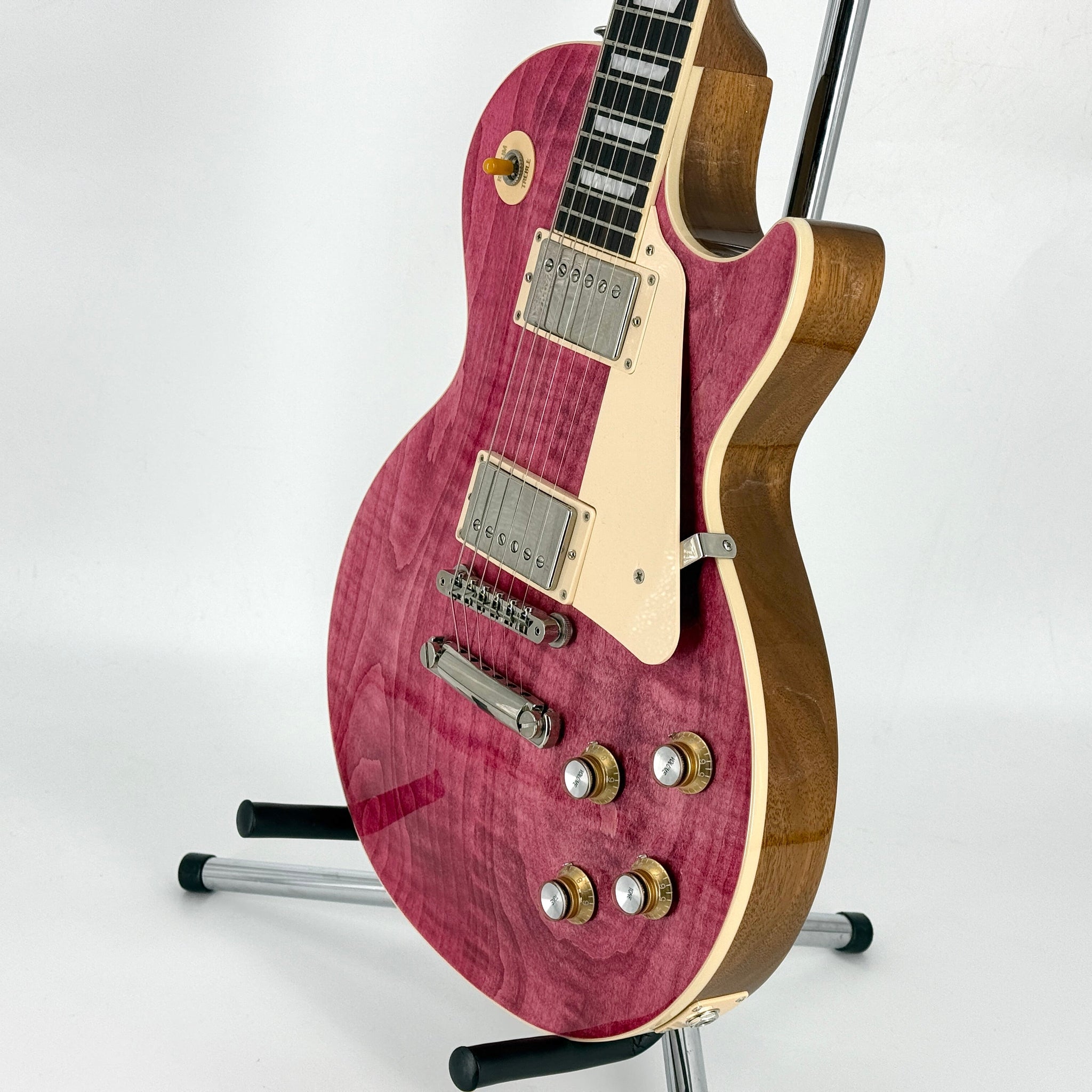 2023 Gibson Les Paul Standard 60’s Figured – Translucent Fuchsia | Tonebay