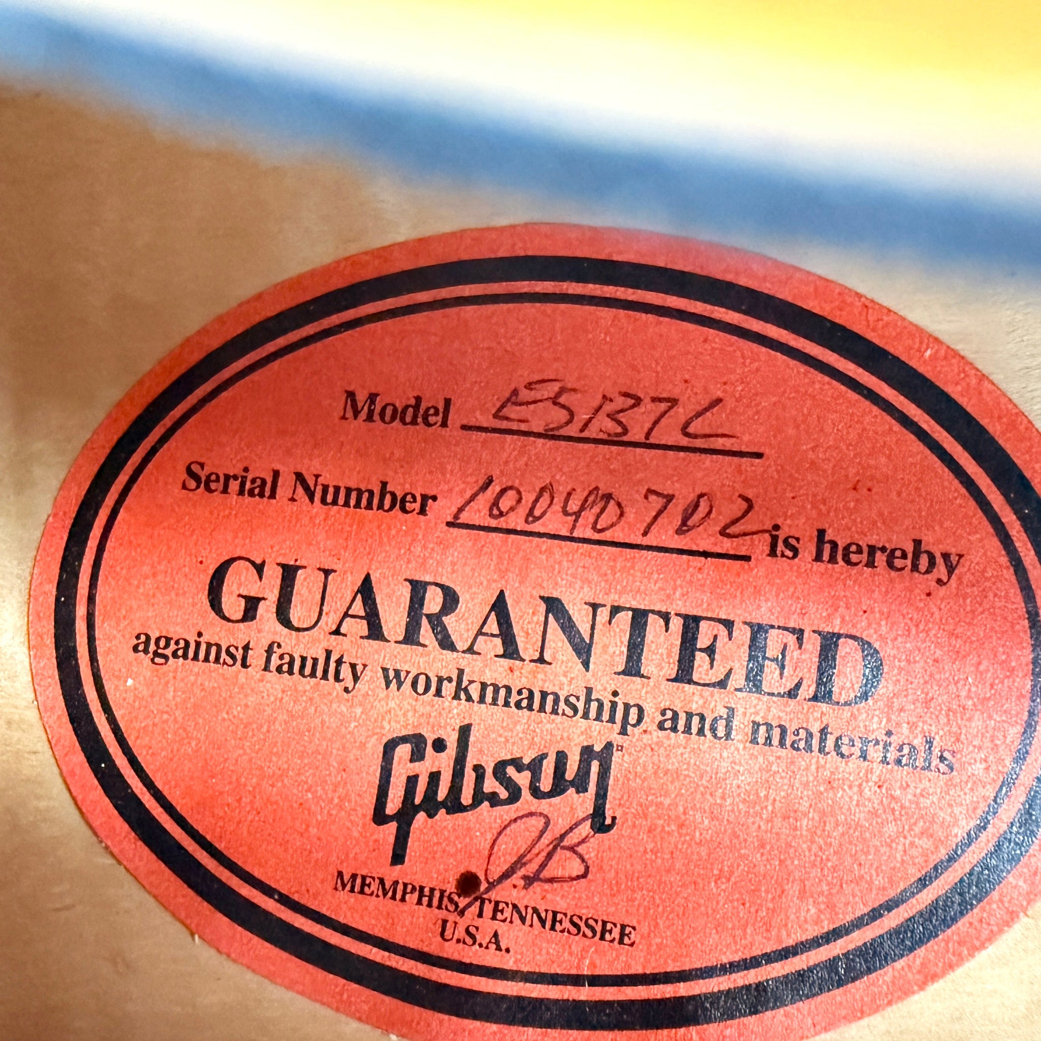 2011 Gibson Custom ES-137 Classic - Light Burst | Tonebay