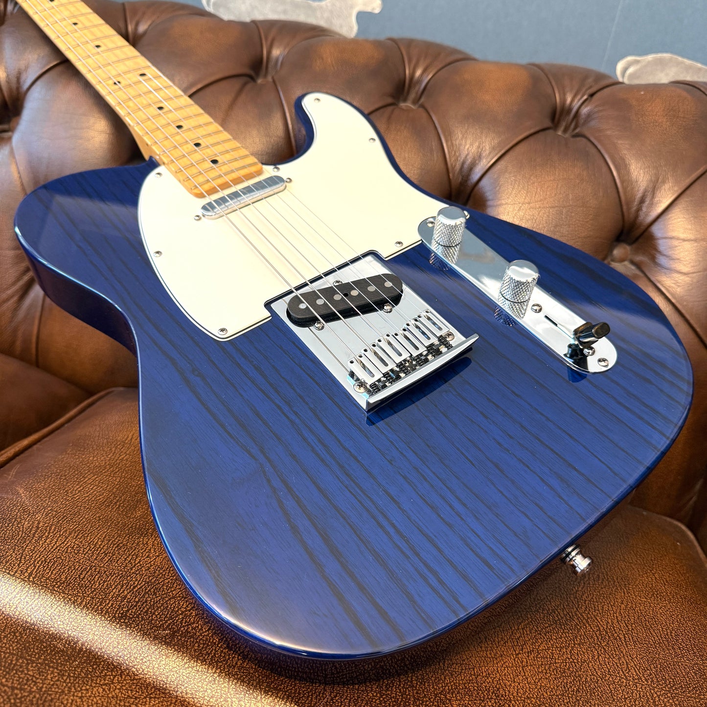2007 Fender Custom Shop Custom Classic Telecaster - Cobalt Blue Transparent | Tonebay