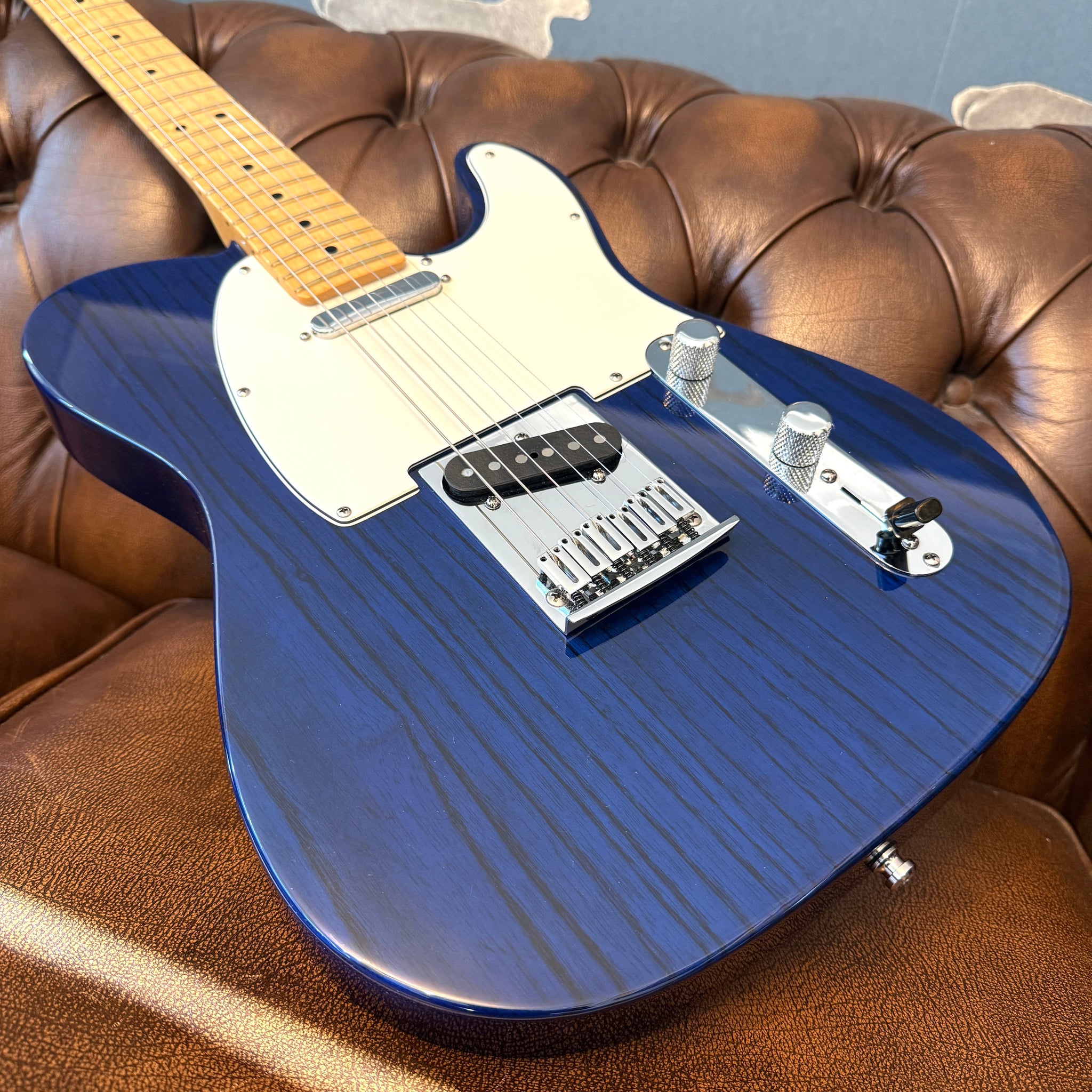 2007 Fender Custom Shop Custom Classic Telecaster - Cobalt Blue Transparent | Tonebay
