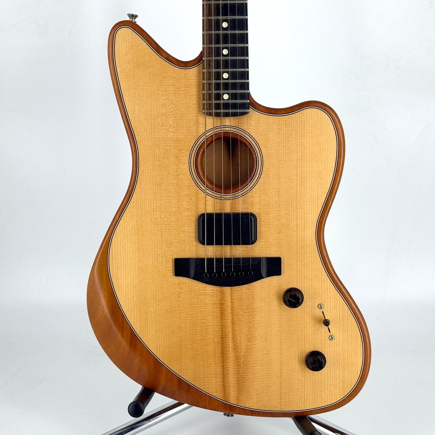 2021 Fender American Acoustasonic Jazzmaster - Natural | Tonebay