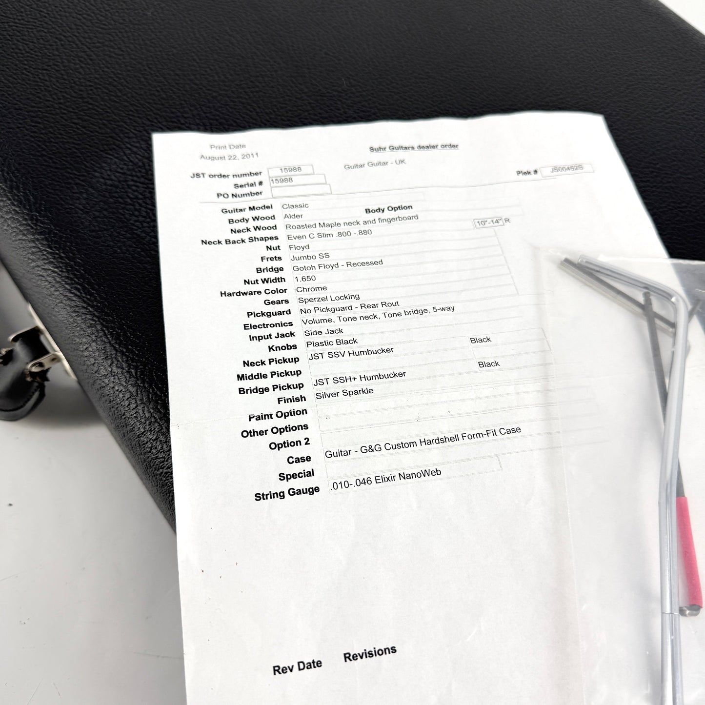 2011 Suhr Classic S - Silver Sparkle | Tonebay