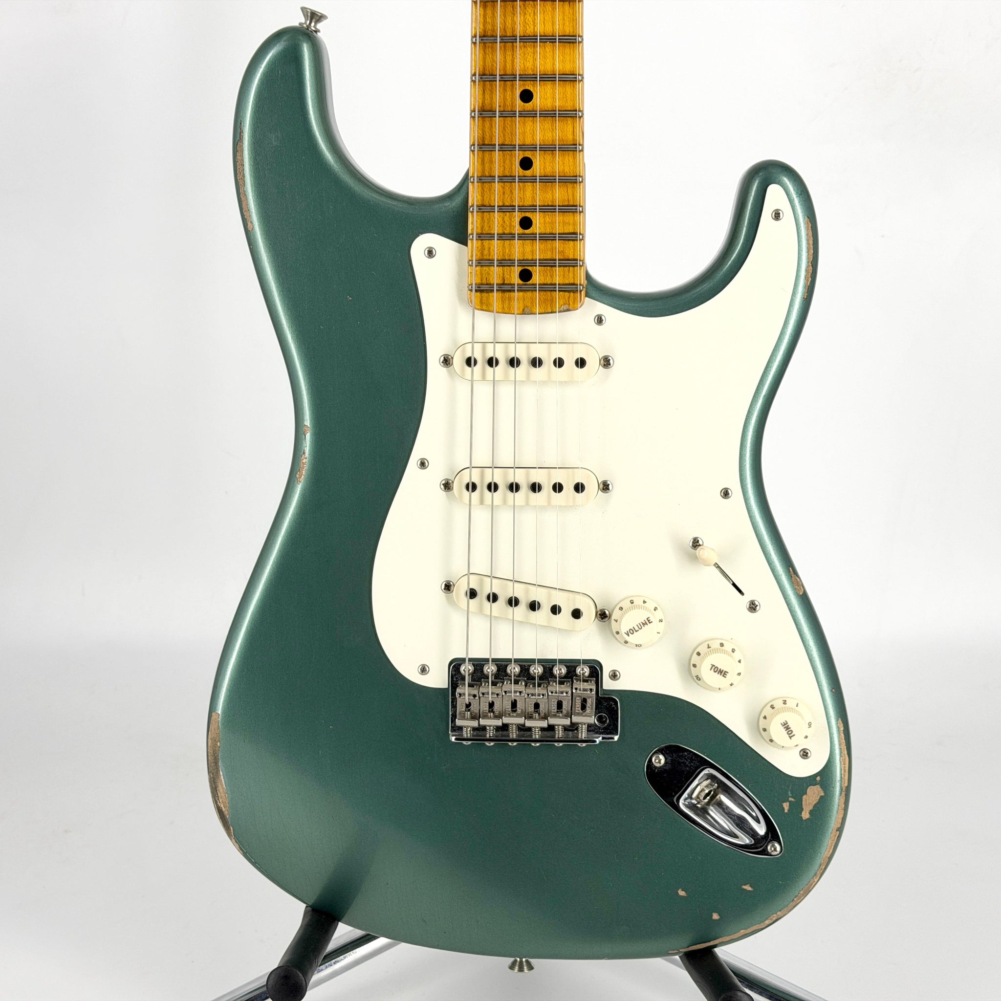 2022 Fender Custom Shop ’56 Stratocaster Relic – Aged Sherwood Green Metallic | Tonebay