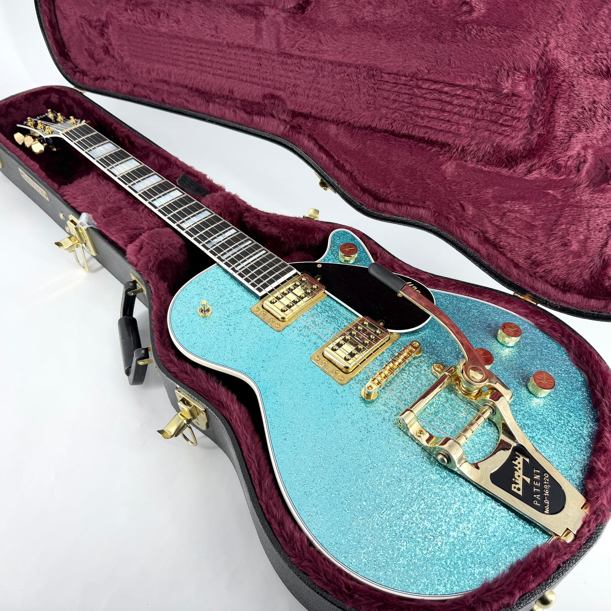 2022 Gretsch G6229TG Players Edition Jet - Ocean Turquoise Sparkle