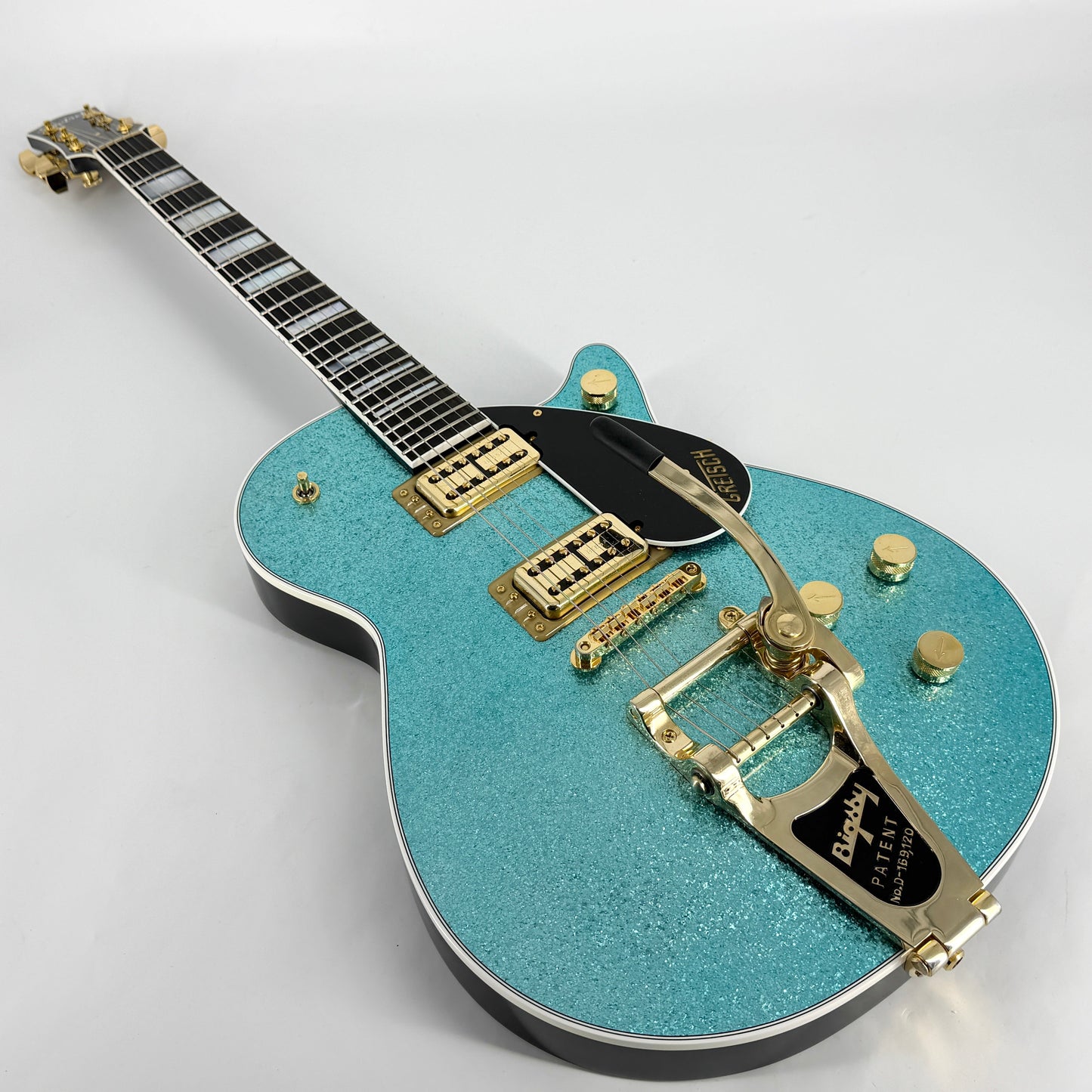 2022 Gretsch G6229TG Players Edition Jet - Ocean Turquoise Sparkle