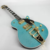 2022 Gretsch G6229TG Players Edition Jet - Ocean Turquoise Sparkle