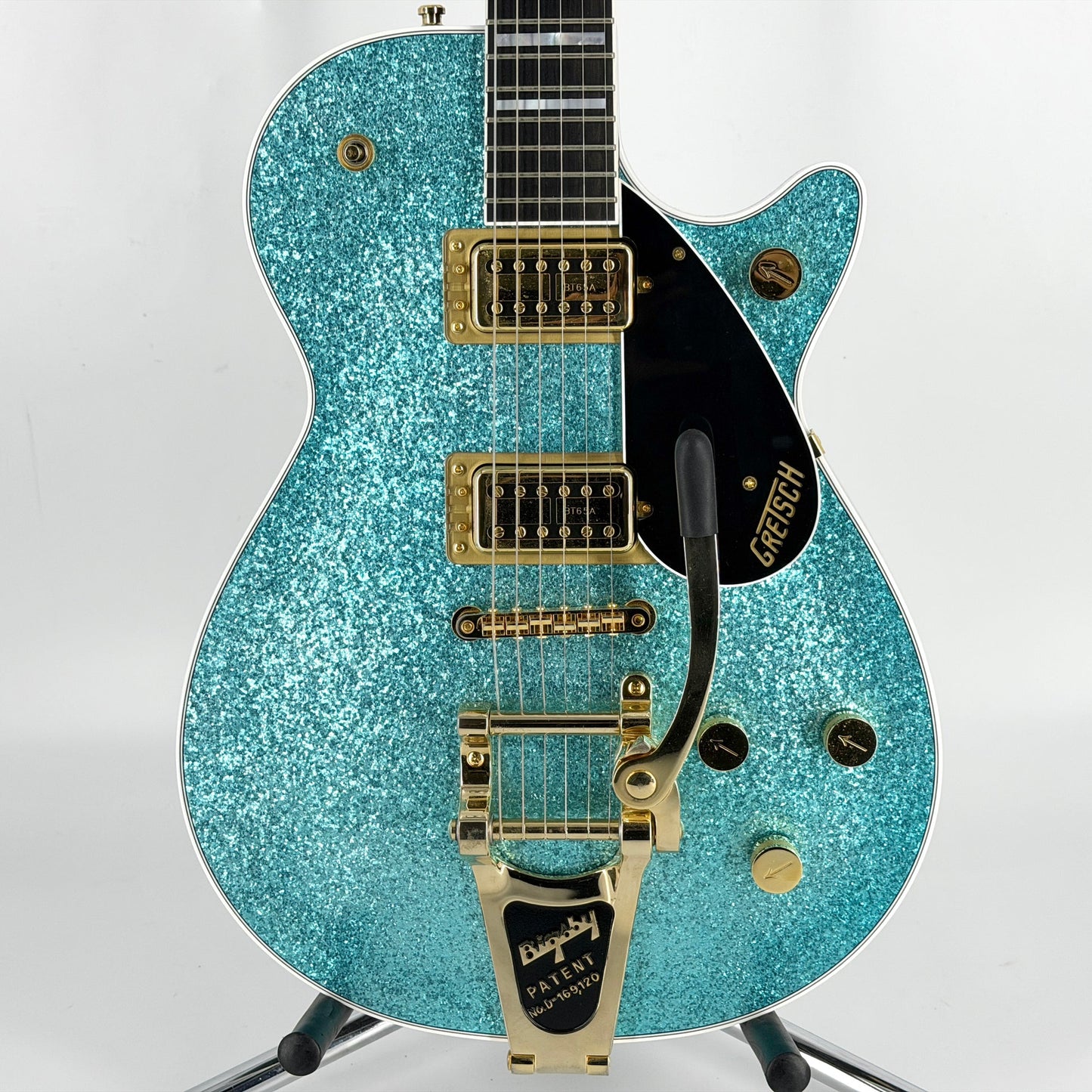 2022 Gretsch G6229TG Players Edition Jet - Ocean Turquoise Sparkle