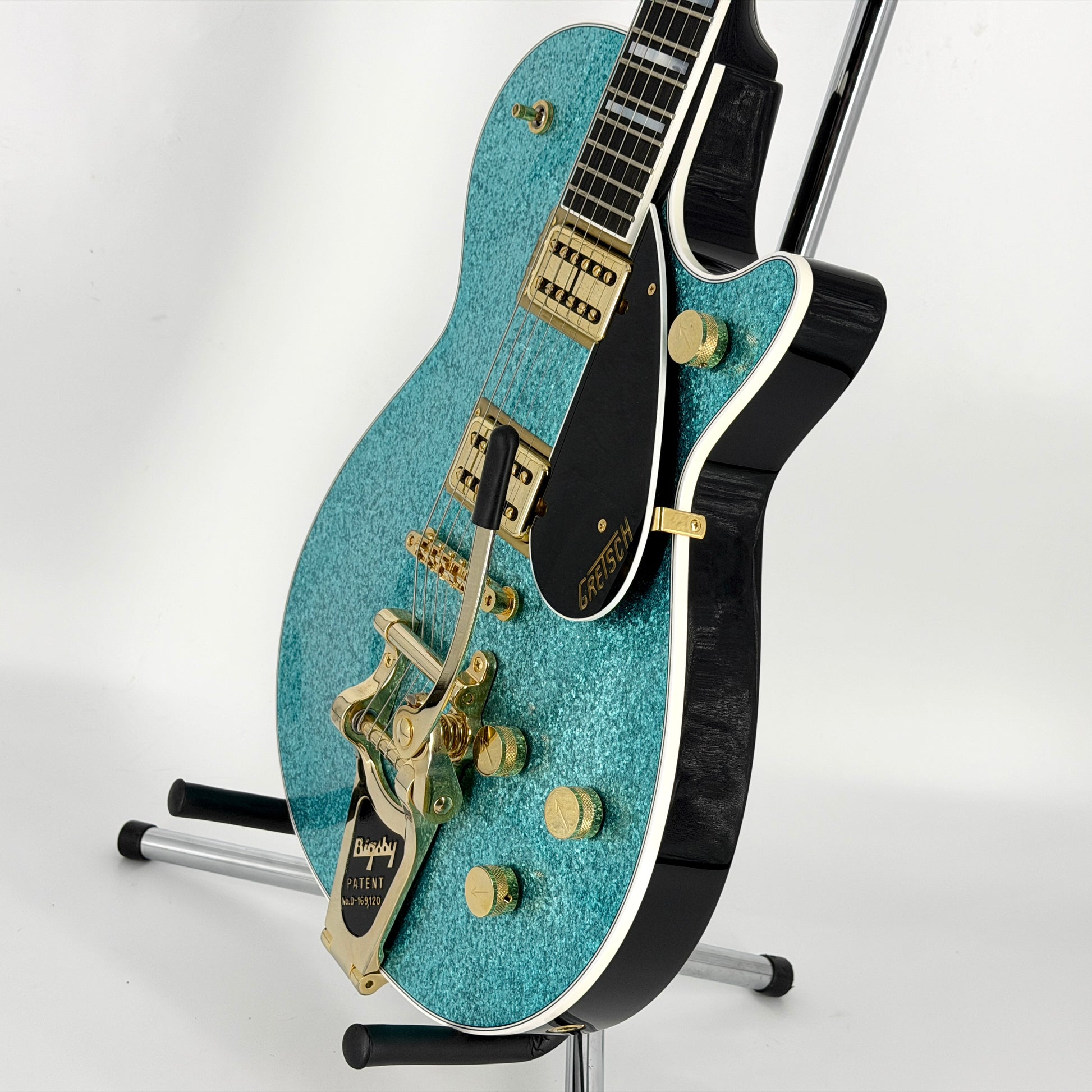 2022 Gretsch G6229TG Players Edition Jet - Ocean Turquoise Sparkle