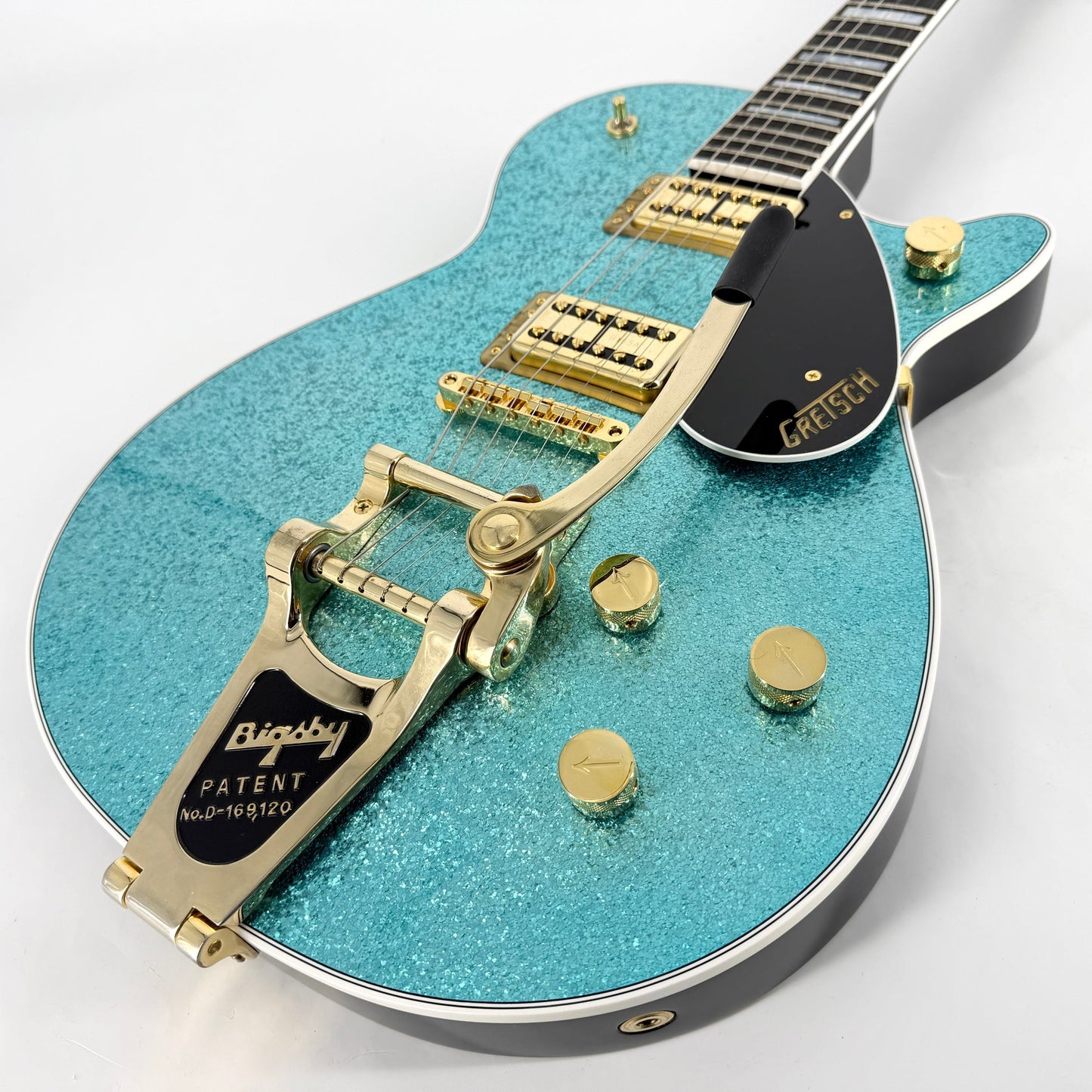 2022 Gretsch G6229TG Players Edition Jet - Ocean Turquoise Sparkle