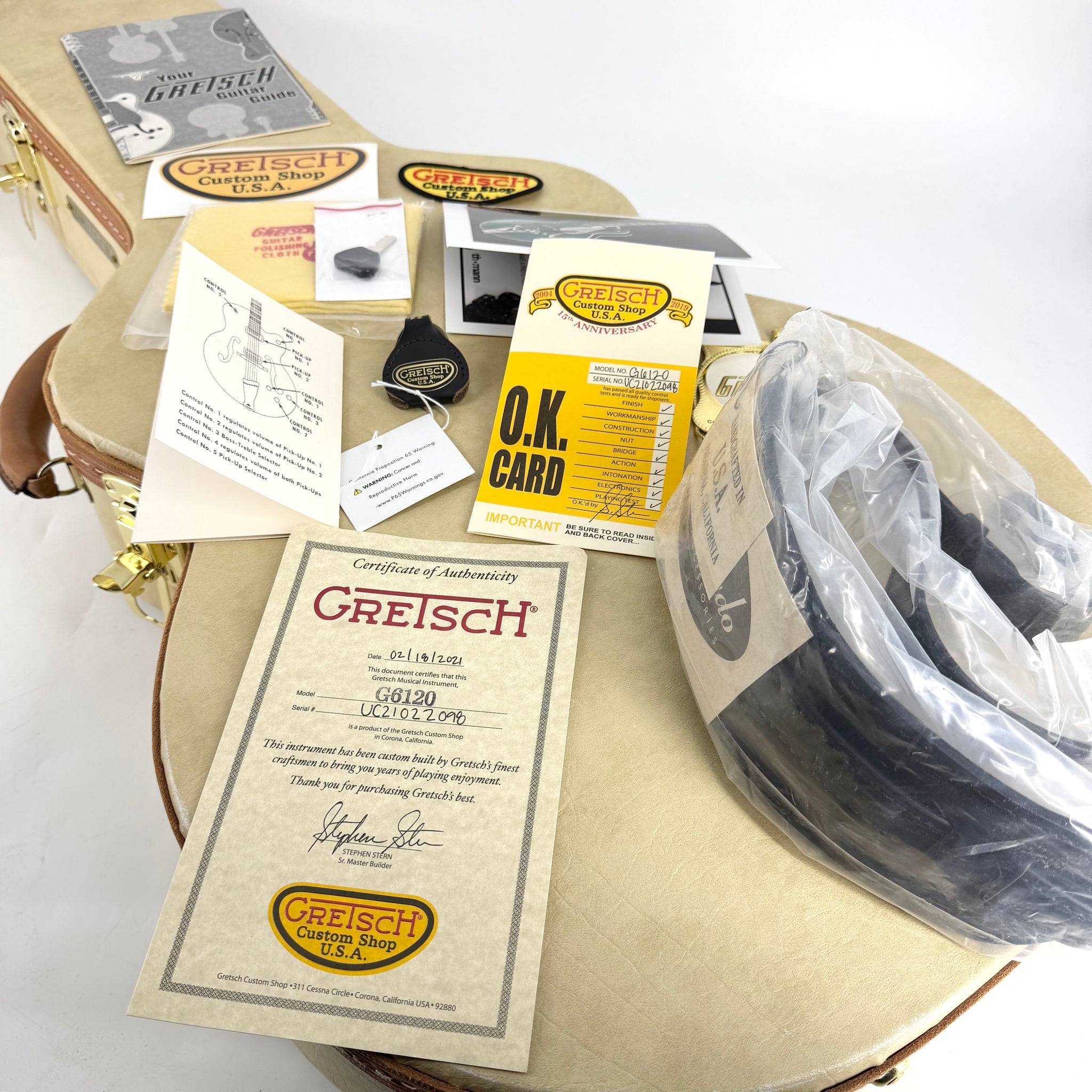 2021 Gretsch Custom Shop G6120 Masterbuilt Stephen Stern - Aged Sherwood Green Metallic | Tonebay