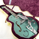 2021 Gretsch Custom Shop G6120 Masterbuilt Stephen Stern - Aged Sherwood Green Metallic | Tonebay