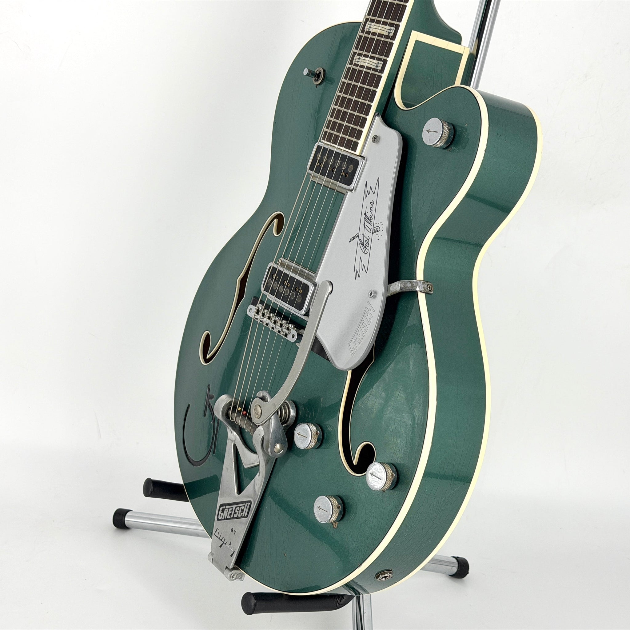 2021 Gretsch Custom Shop G6120 Masterbuilt Stephen Stern - Aged Sherwood Green Metallic | Tonebay