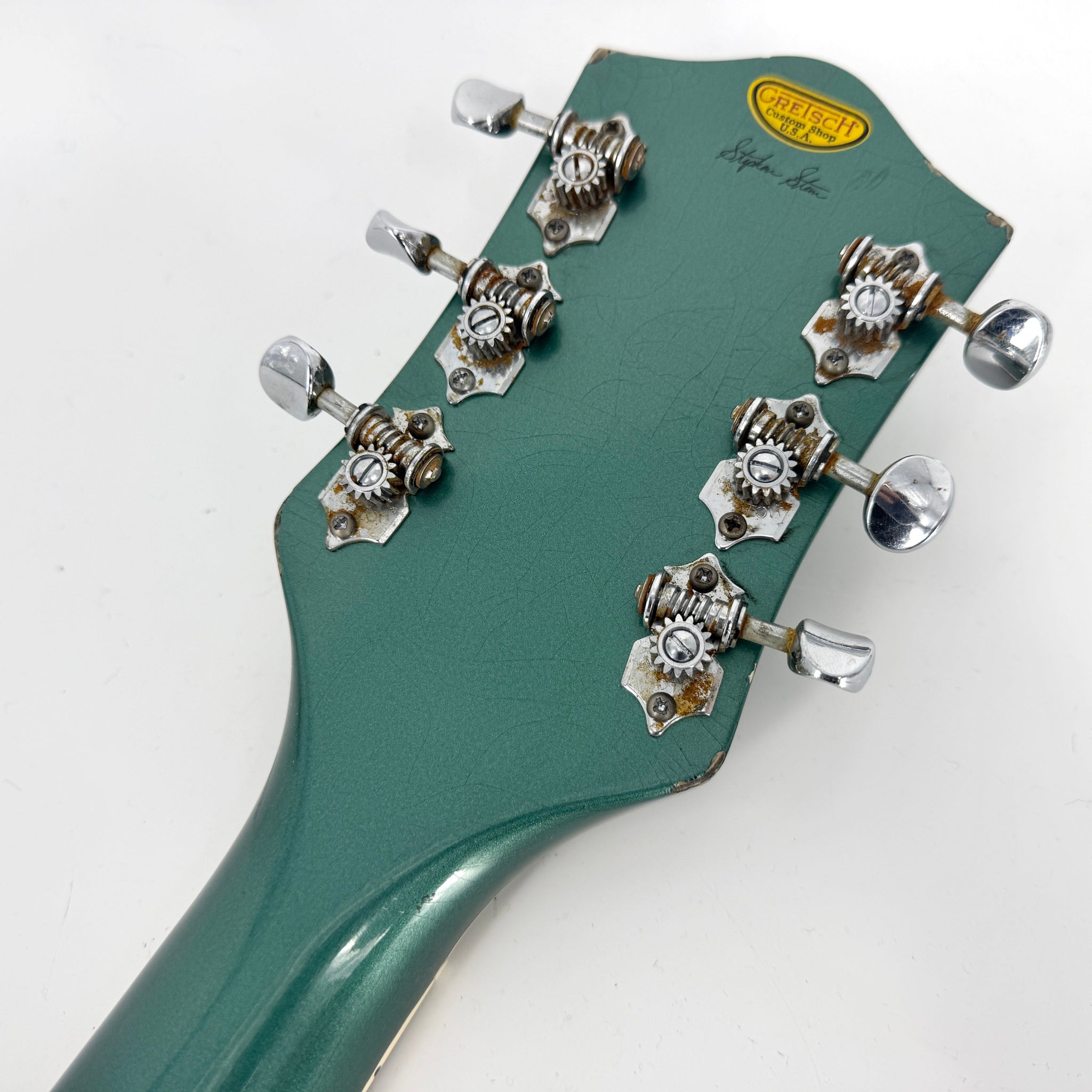 2021 Gretsch Custom Shop G6120 Masterbuilt Stephen Stern - Aged Sherwood Green Metallic | Tonebay