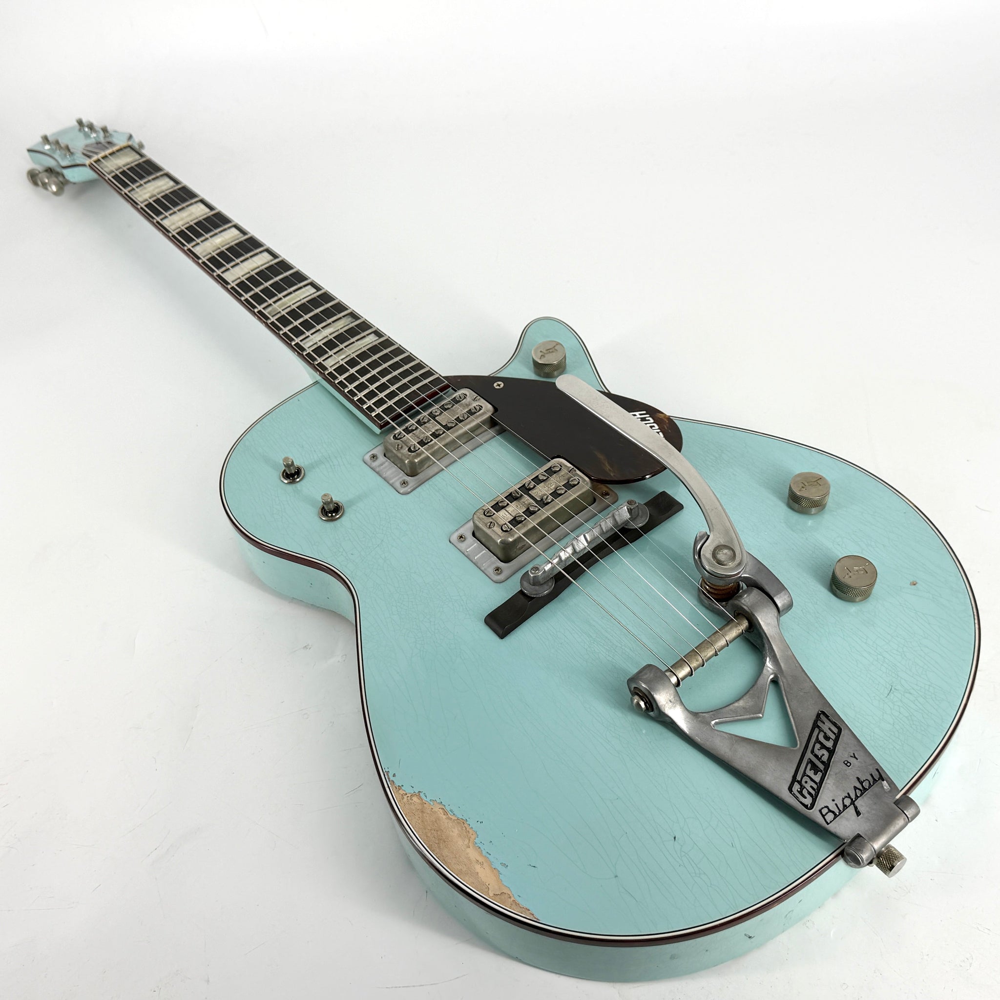 2023 Gretsch Custom Shop Masterbuilt Chad Henrichsen G6128-CS Duo Jet Heavy Relic - Motor City Blue Default Title | Tonebay