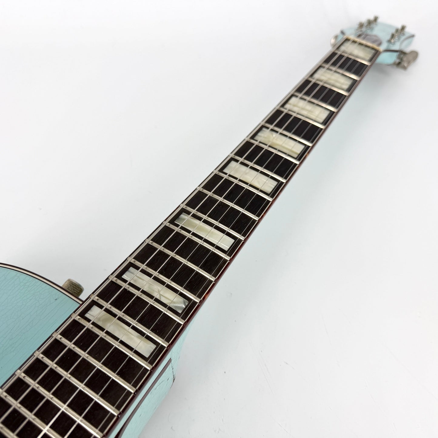 2023 Gretsch Custom Shop Masterbuilt Chad Henrichsen G6128-CS Duo Jet Heavy Relic - Motor City Blue | Tonebay