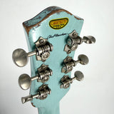 2023 Gretsch Custom Shop Masterbuilt Chad Henrichsen G6128-CS Duo Jet Heavy Relic - Motor City Blue | Tonebay