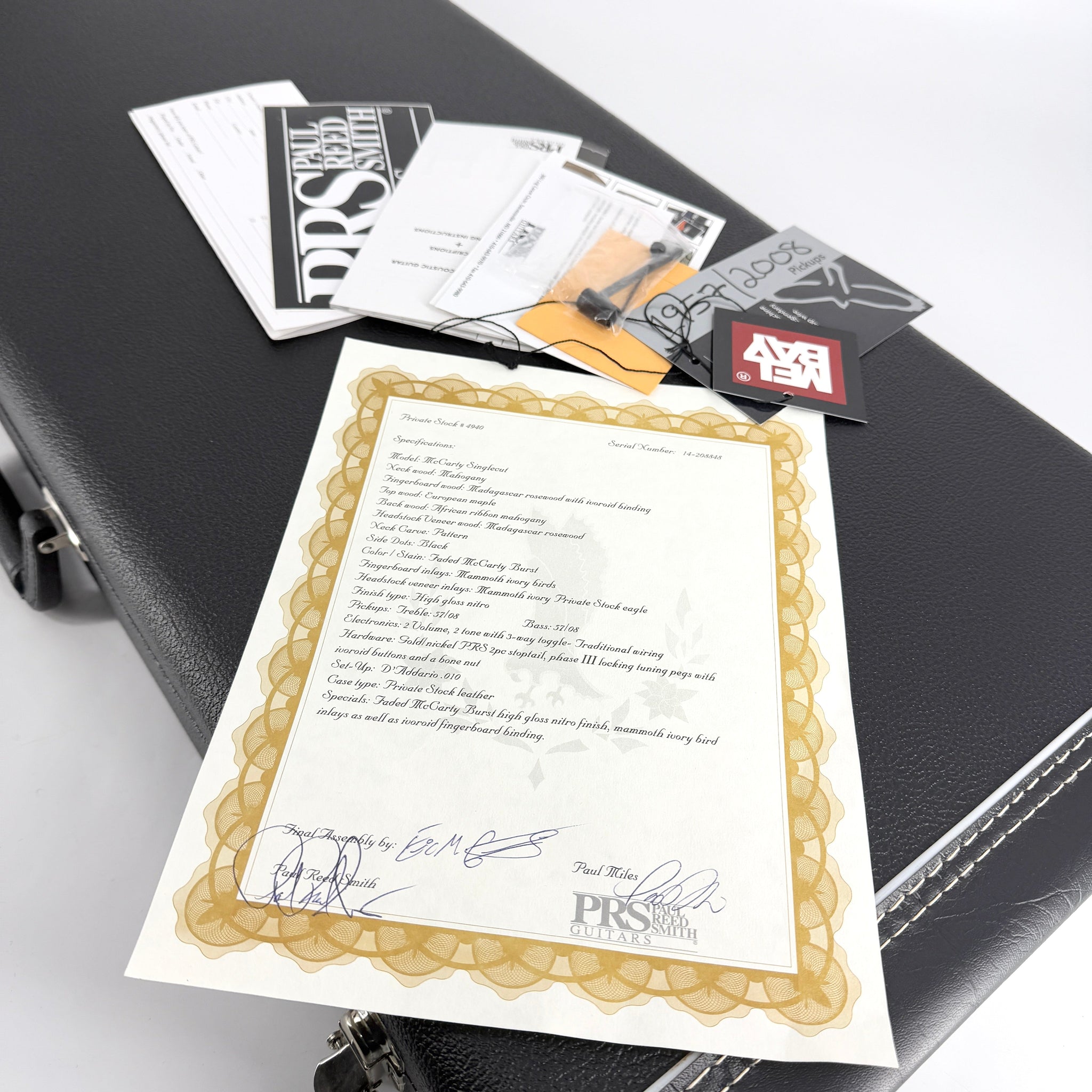 2014 PRS Private Stock McCarty Singlecut – Faded McCarty Sunburst | Tonebay