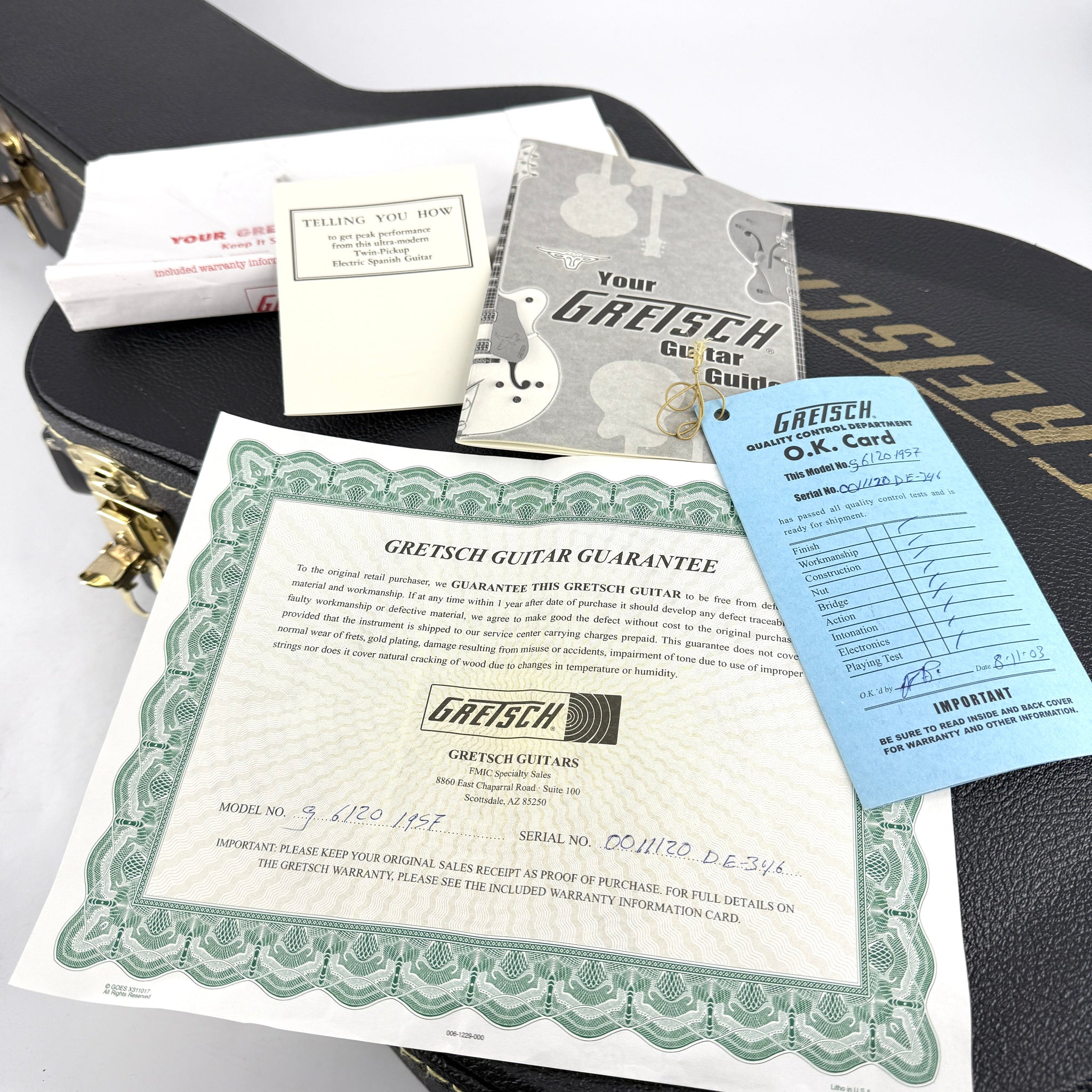 2003 Gretsch G6120-1957 Duane Eddy - Ebony Burst | Tonebay