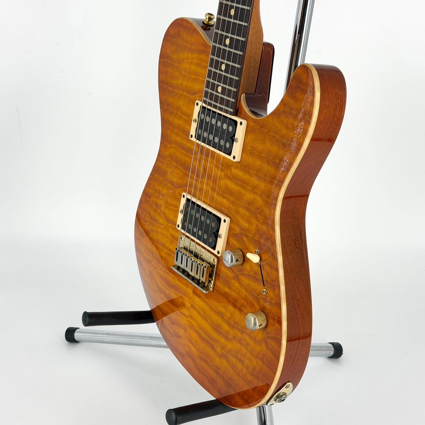 1999 Tom Anderson Cobra Quilt - Translucent Amber Burst