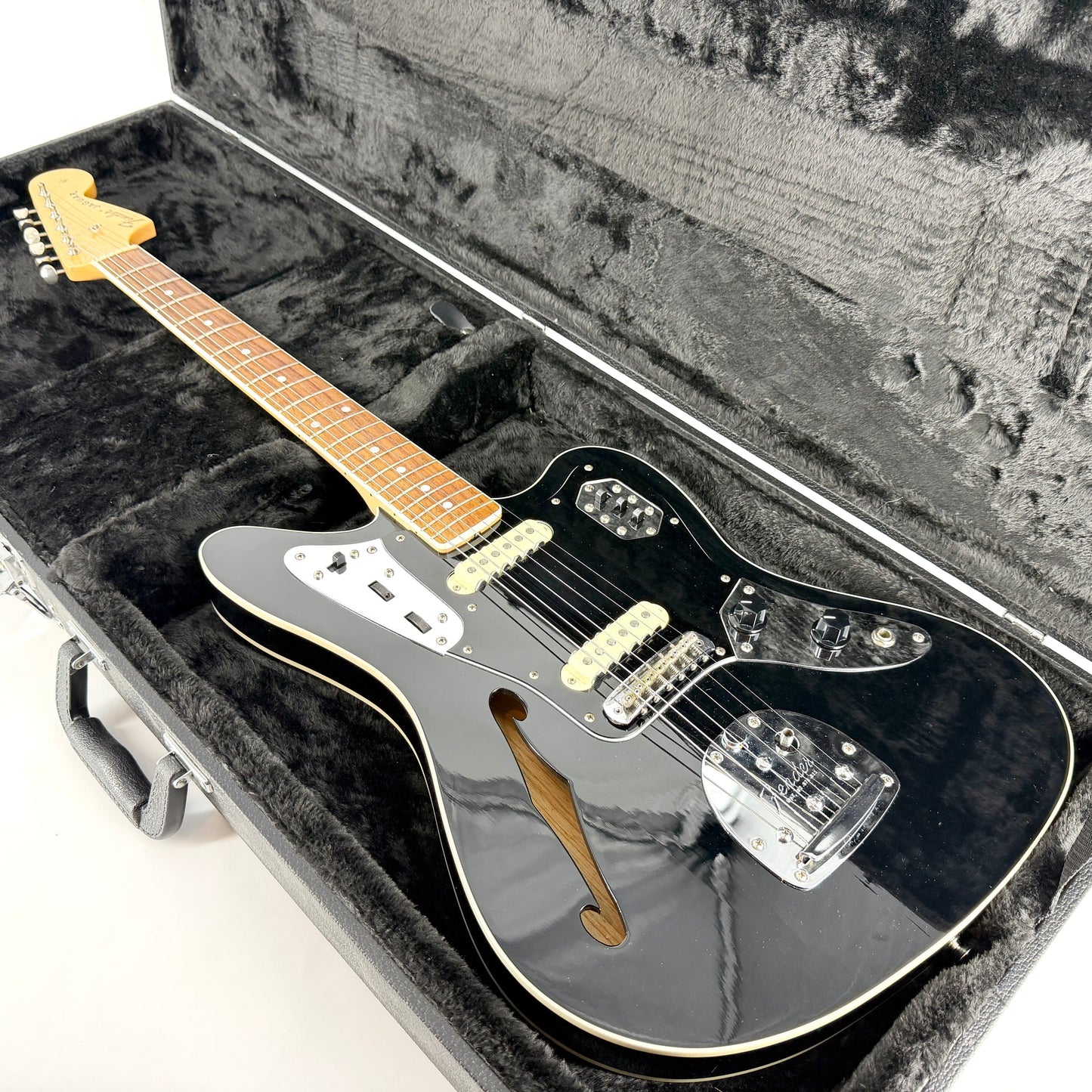 2012 Fender Japan Limited Edition Thinline Jaguar – Black