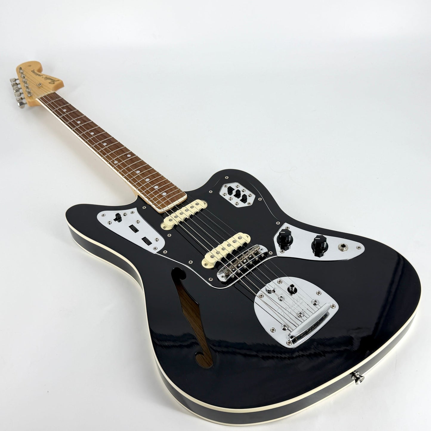 2012 Fender Japan Limited Edition Thinline Jaguar – Black