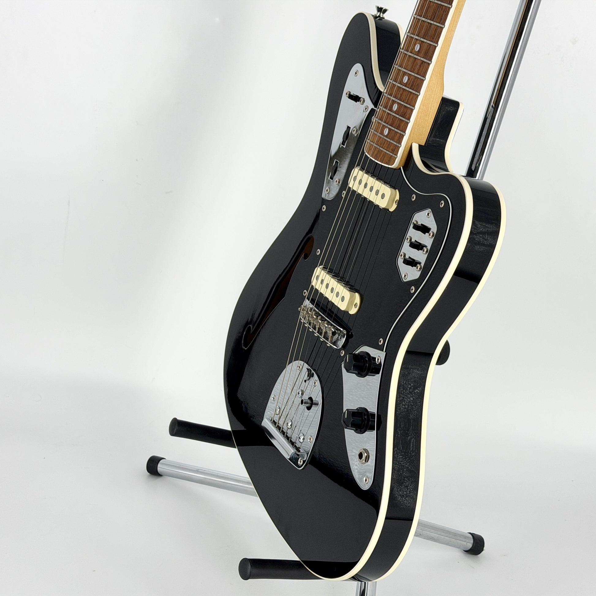 2012 Fender Japan Limited Edition Thinline Jaguar – Black