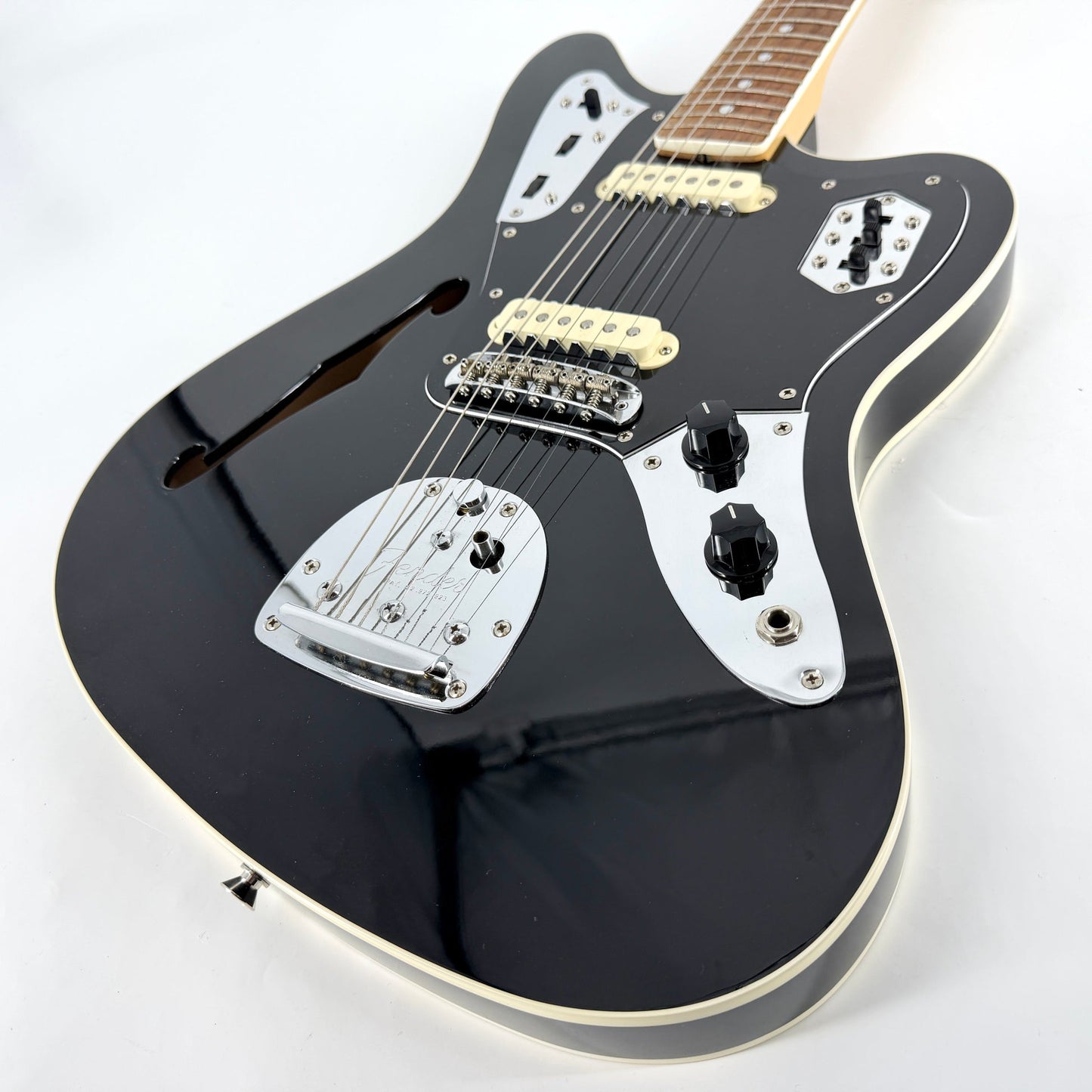 2012 Fender Japan Limited Edition Thinline Jaguar – Black