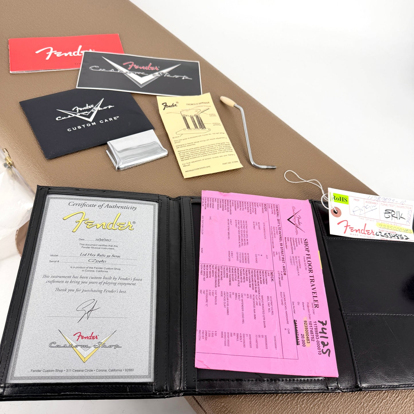 2017 Fender Custom Shop Limited Edition '59 Stratocaster Heavy Relic - Aged Sherwood Green Metallic | Tonebay