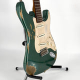 2017 Fender Custom Shop Limited Edition '59 Stratocaster Heavy Relic - Aged Sherwood Green Metallic | Tonebay