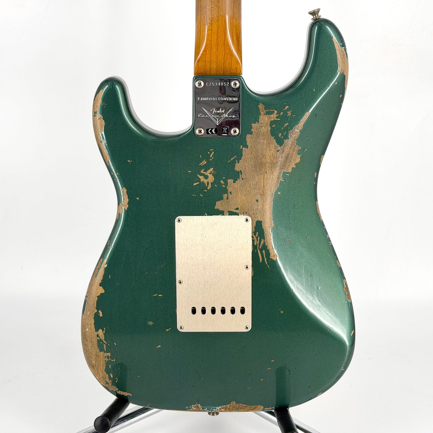 2017 Fender Custom Shop Limited Edition '59 Stratocaster Heavy Relic - Aged Sherwood Green Metallic | Tonebay