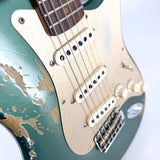 2017 Fender Custom Shop Limited Edition '59 Stratocaster Heavy Relic - Aged Sherwood Green Metallic | Tonebay