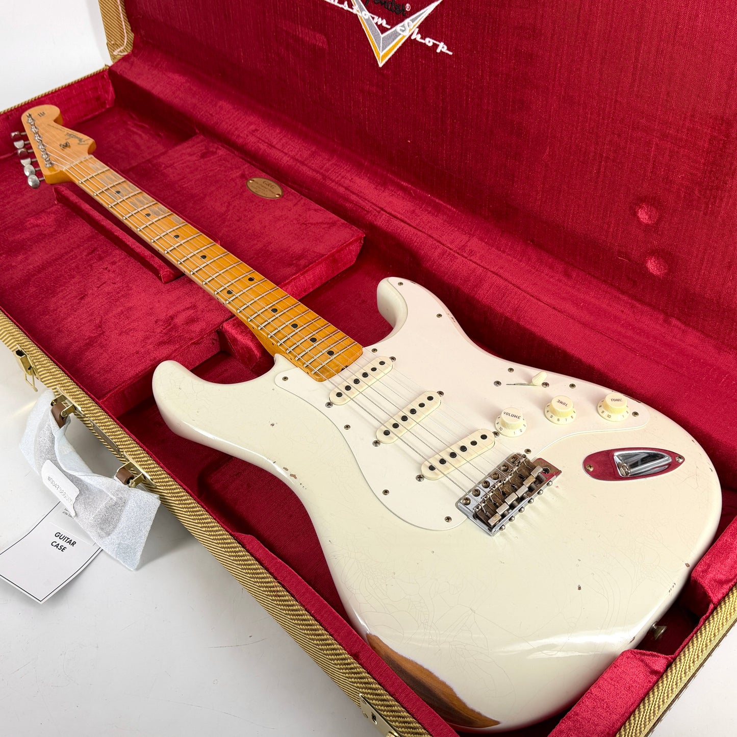 2023 Fender Custom Shop Limited Edition Fat 50s Stratocaster Relic - India Ivory | Tonebay