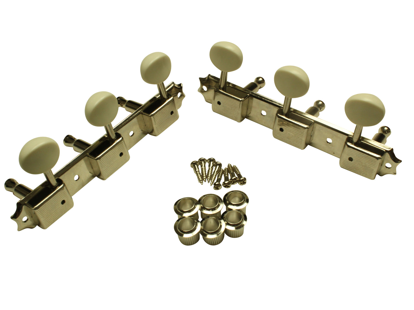 Hosco 3 a side plate mounted Kluson style machine head tuner set